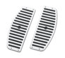 Chrome & Rubber Rider Footboard Inserts