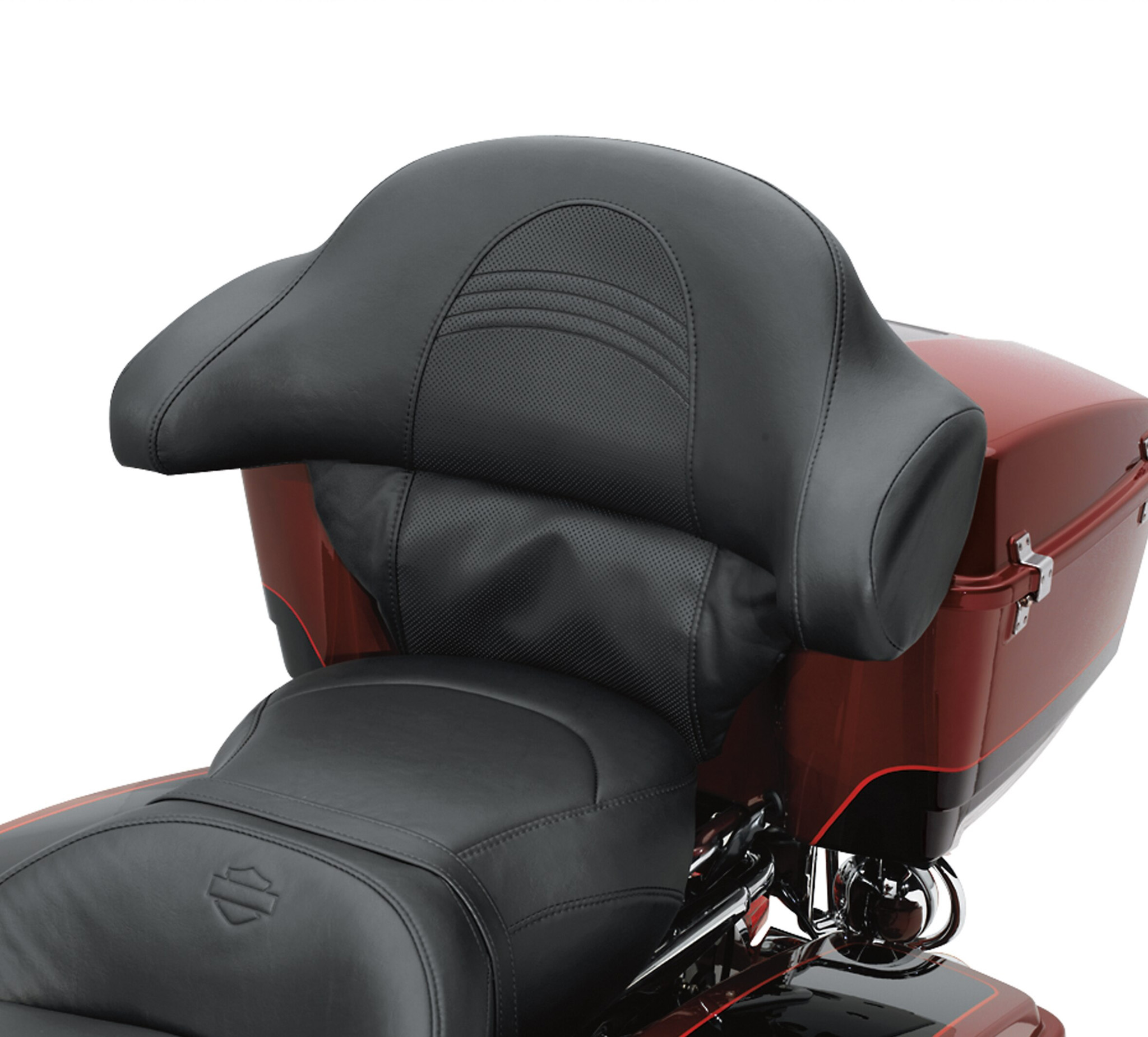 street glide seat with backrest