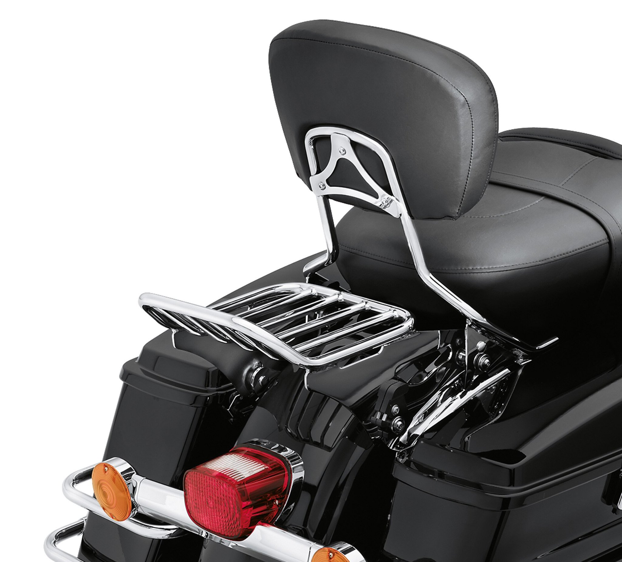 street glide backrest luggage rack