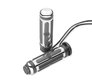 Chrome and Rubber Large Heated Hand Grips