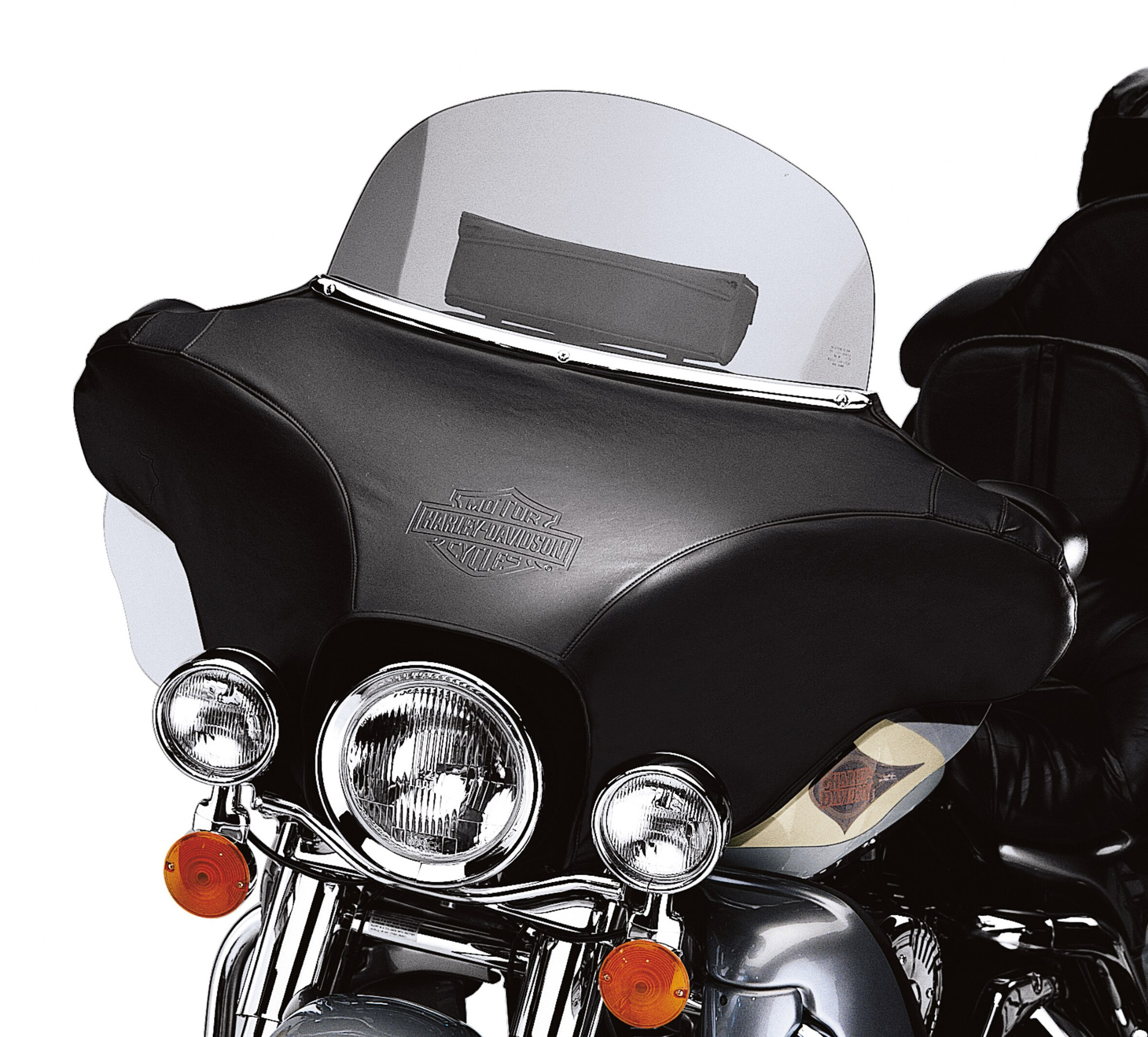 Harley electra glide street flht ultra gas tank fuel bar & shield