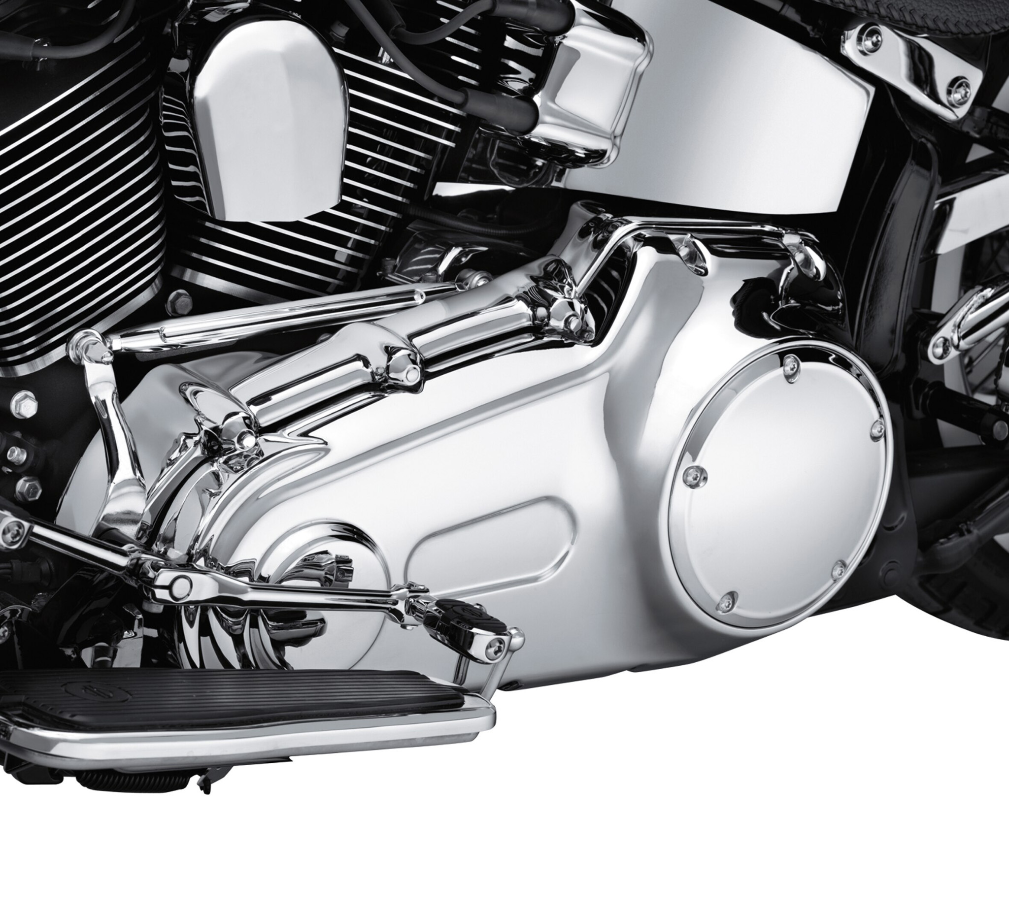 chrome inner primary harley touring