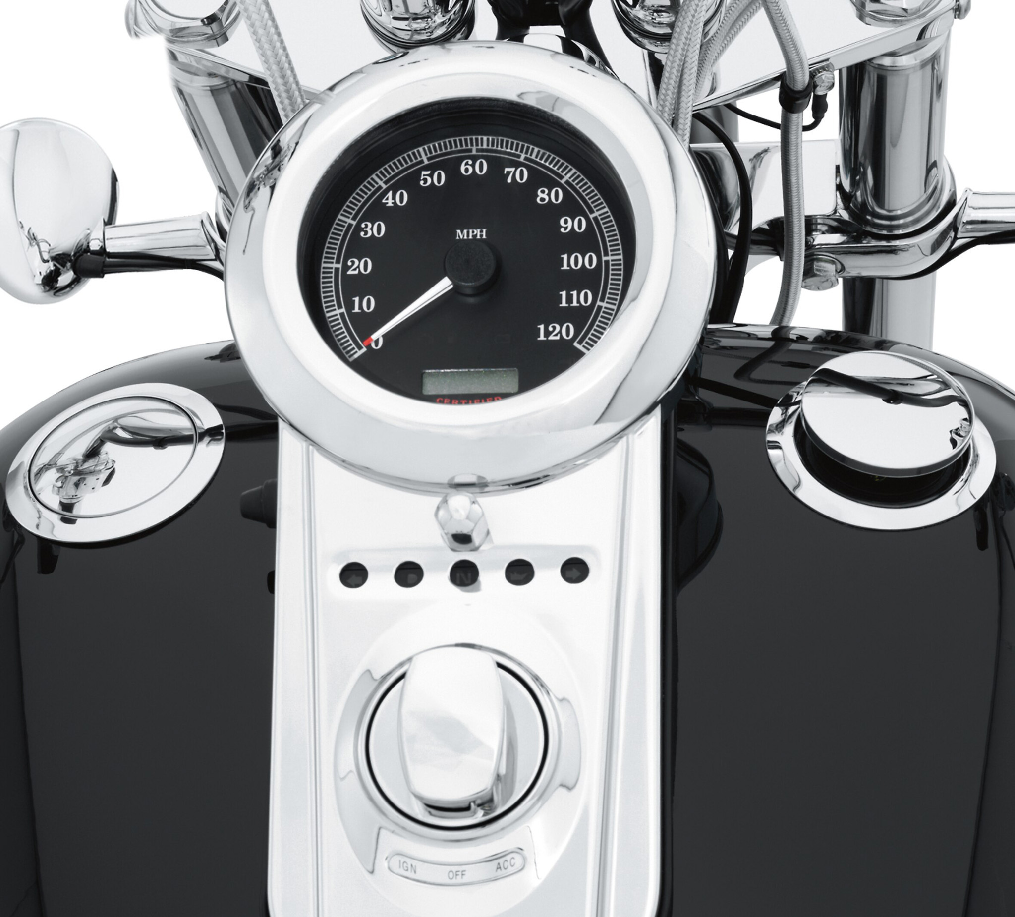 dyna flush mount gas gauge