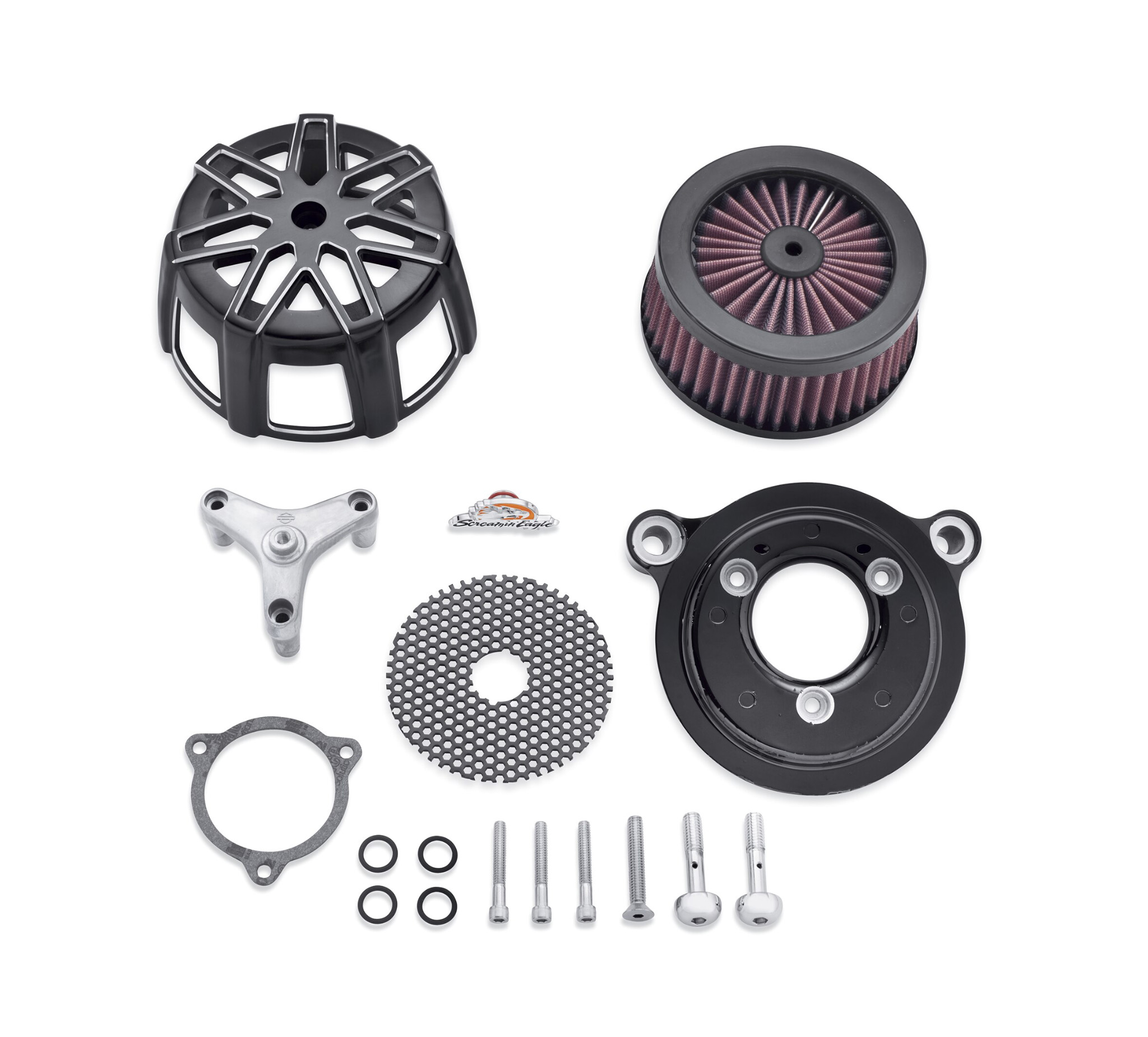 Screamin' Eagle Chisel Extreme Billet Air Cleaner Kit