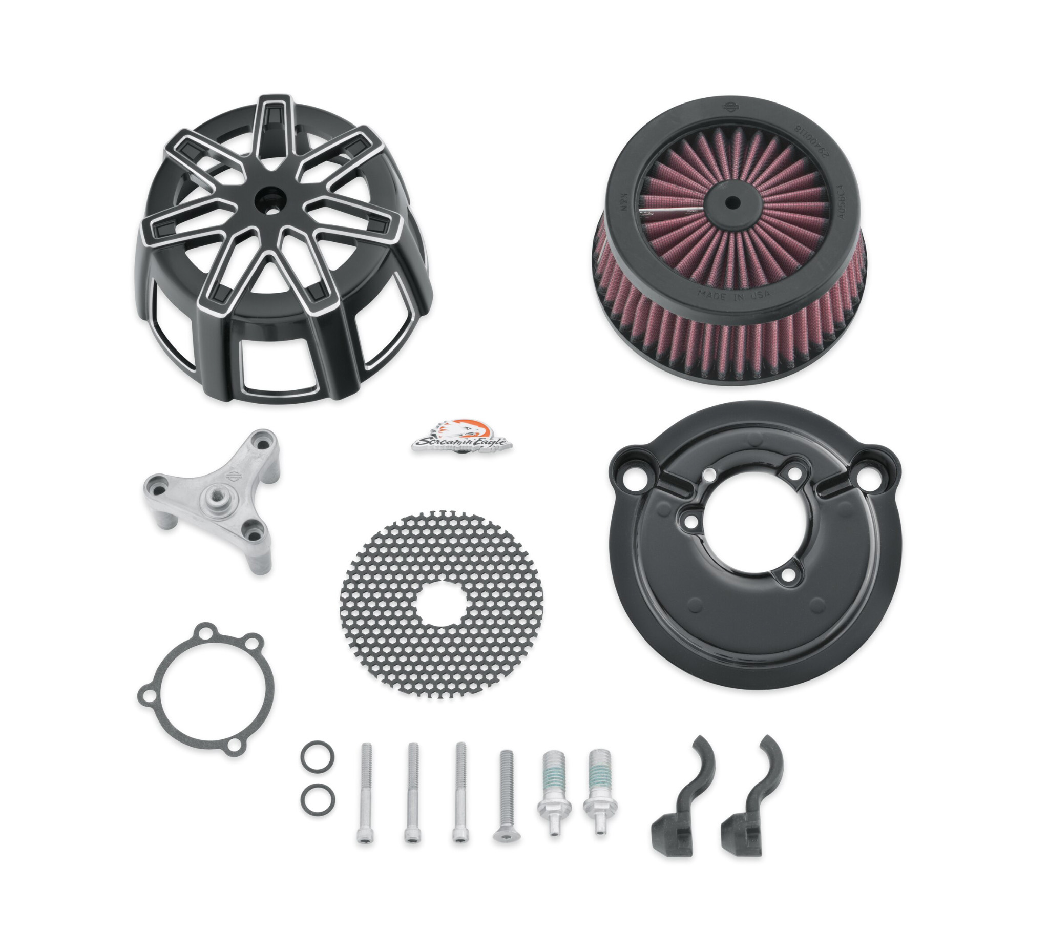 Screamin' Eagle Chisel Extreme Billet Air Cleaner Kit