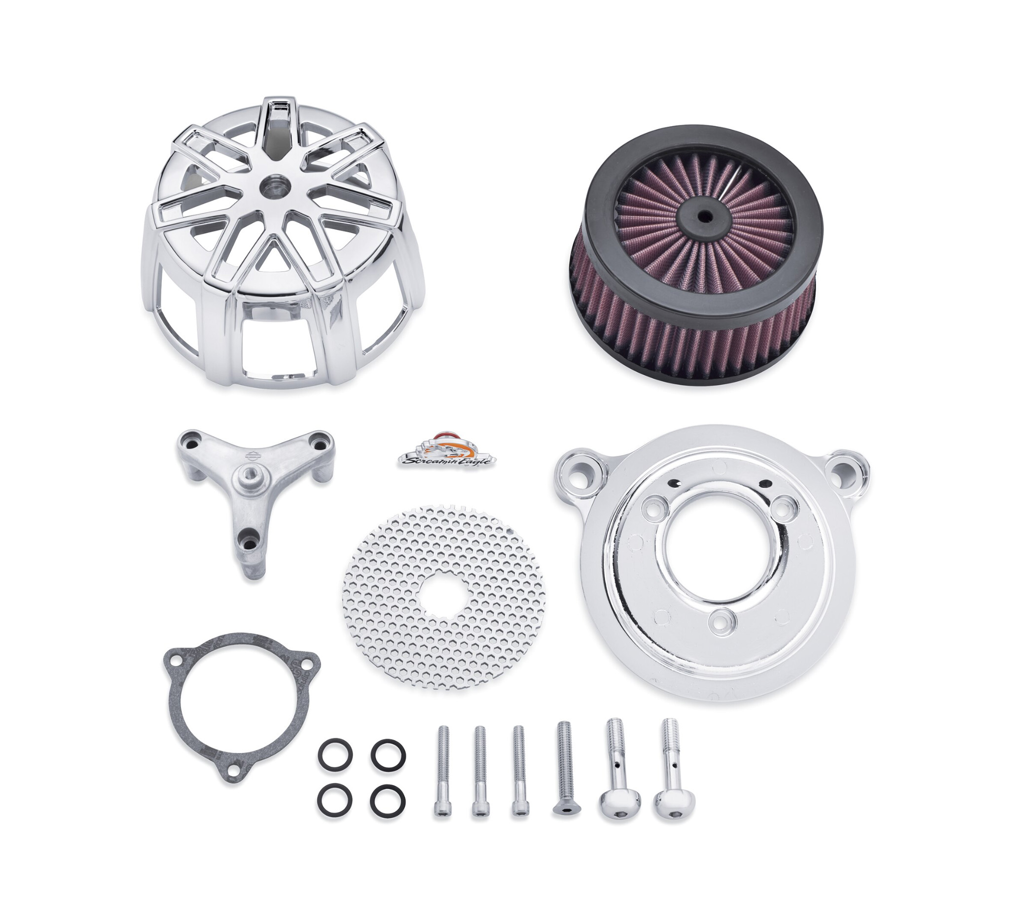 Screamin' Eagle Chisel Extreme Billet Air Cleaner Kit