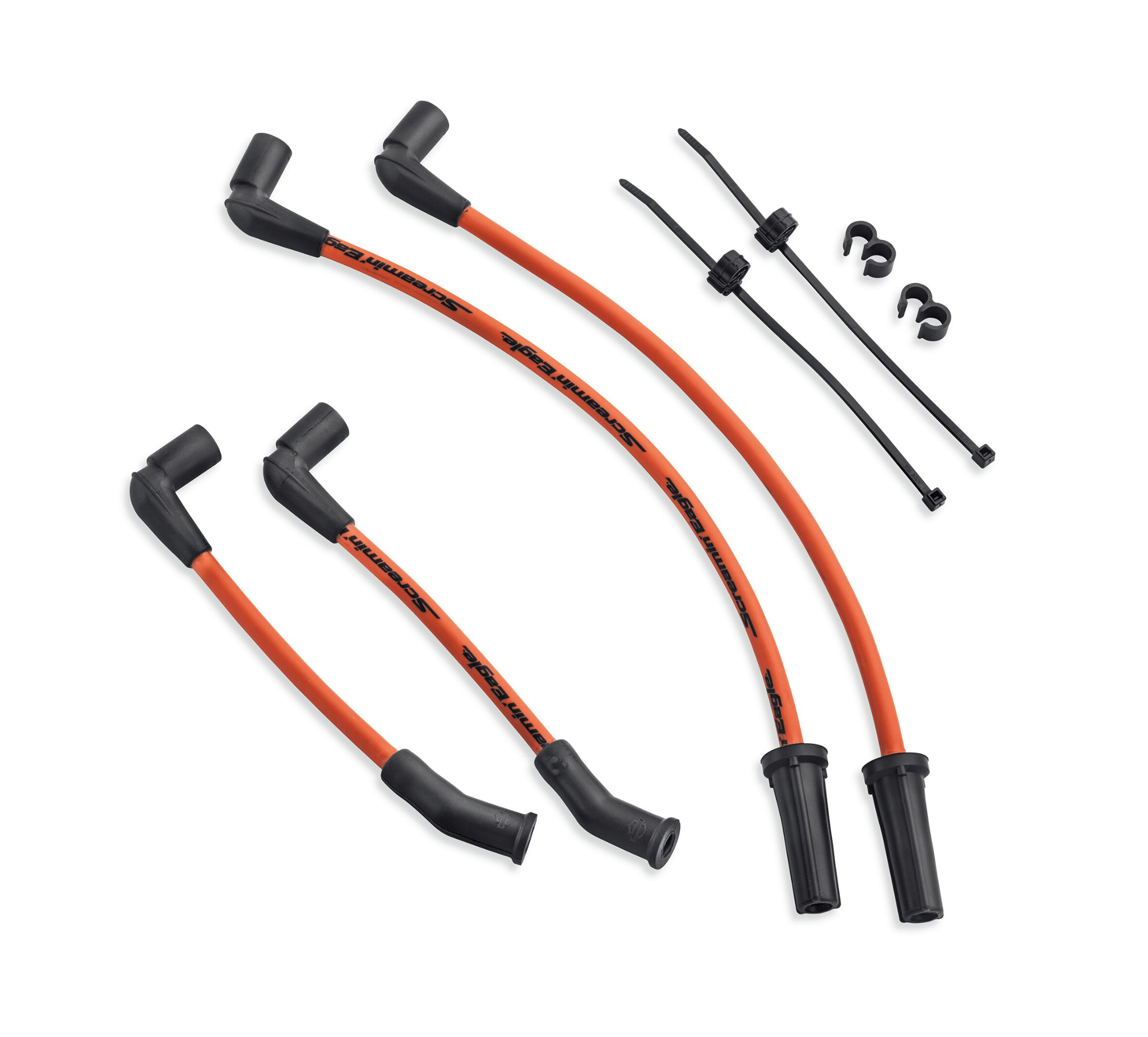 Screamin' Eagle 10MM Phat Spark Plug Wires - Orange