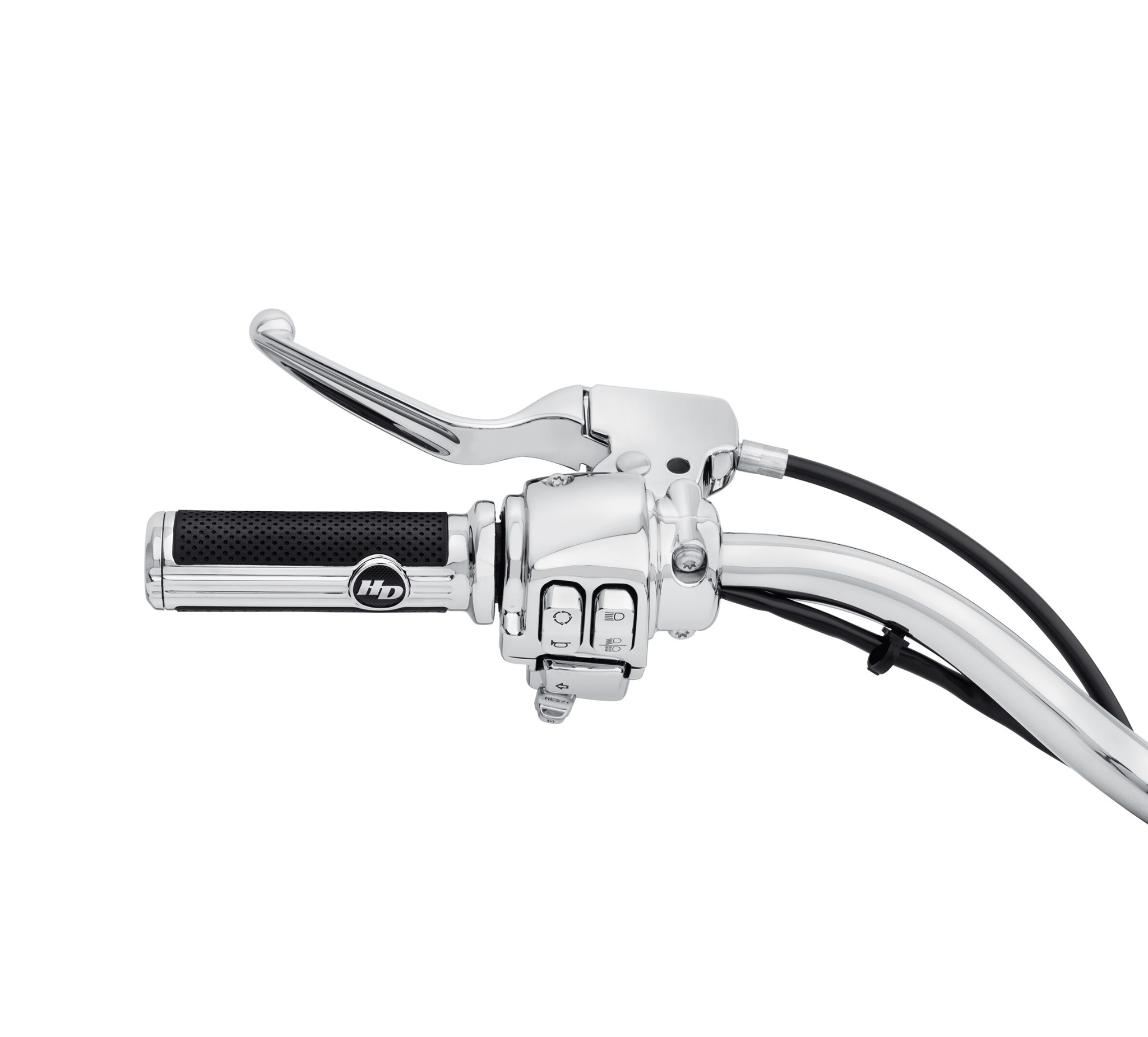 Clutch Bracket and Master Cylinder Reservior Kit - Chrome | Harley