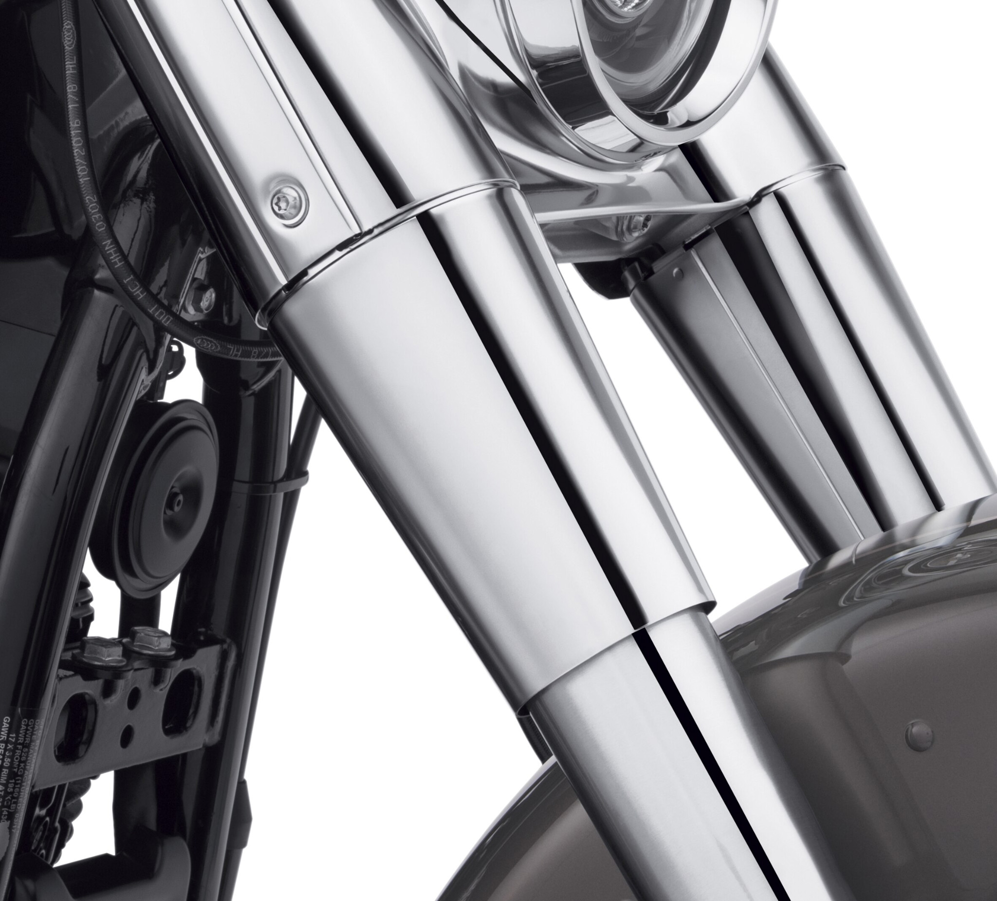 chrome upper fork slider covers