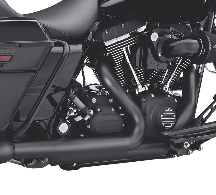 Auspuff Hitzeschild Heat Shield 18 Schwarz, für Harley - Davidson