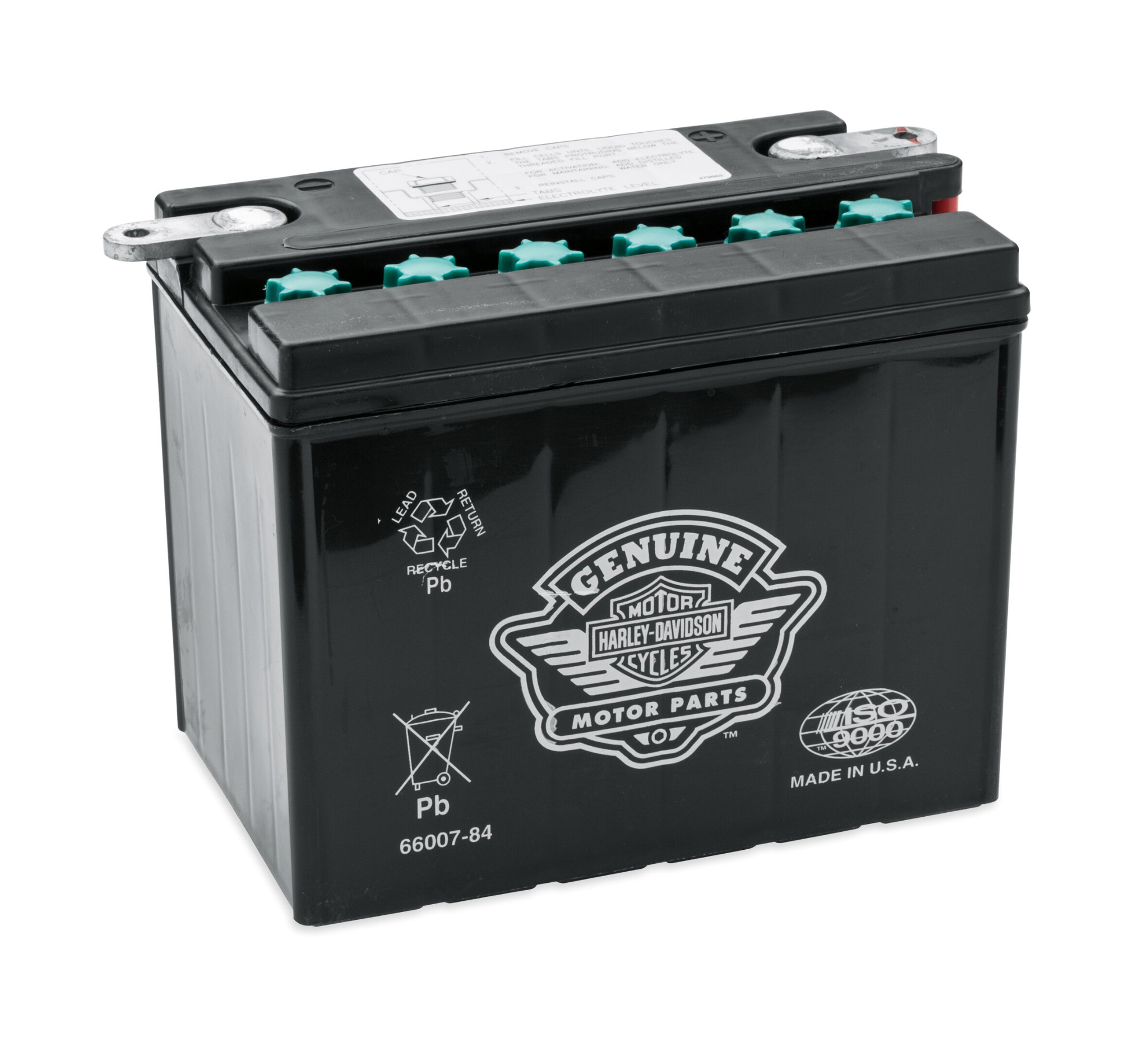 12V HeavyDuty HighCranking Premium Battery 6600784 Harley