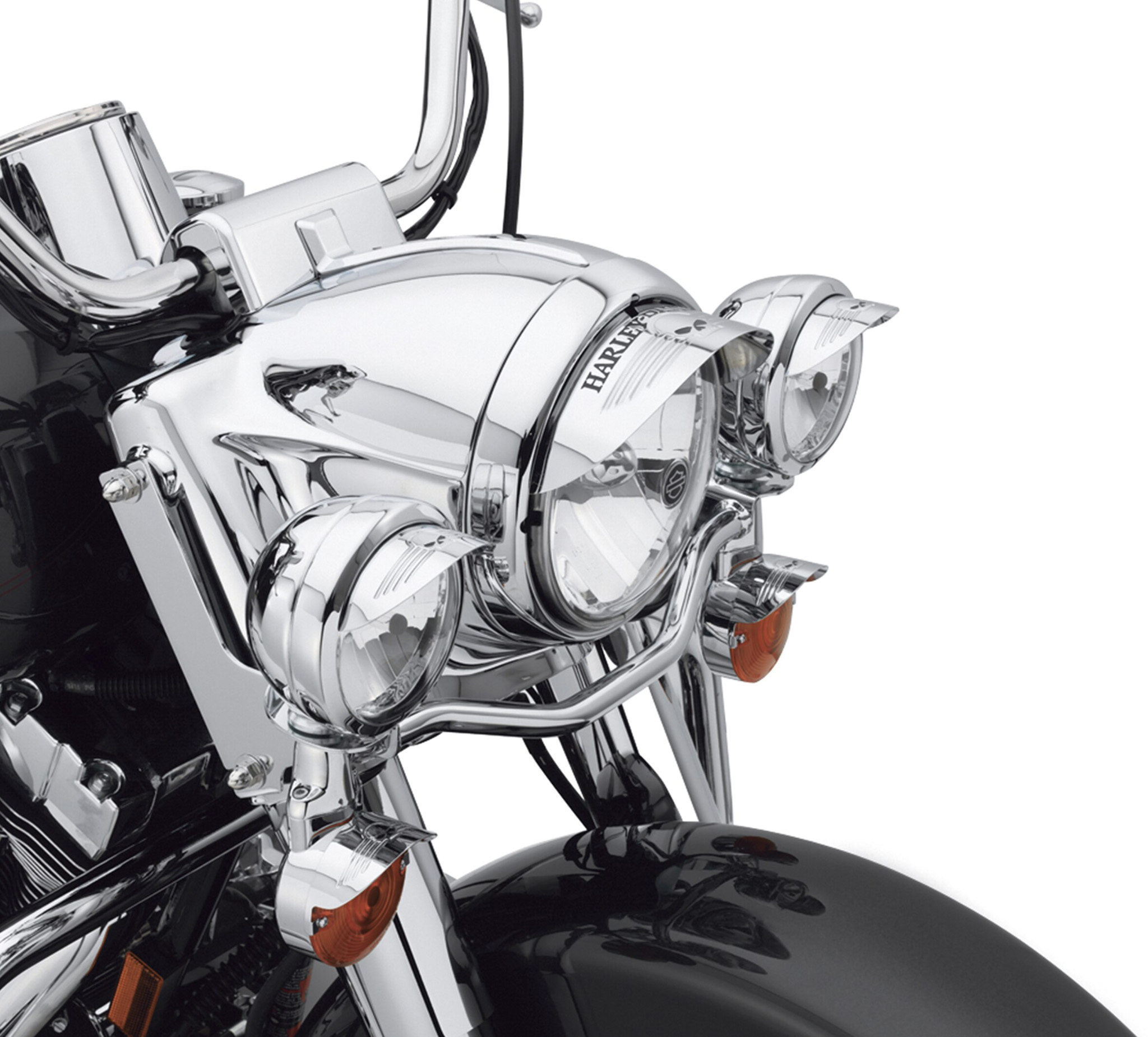 heritage softail headlight visor