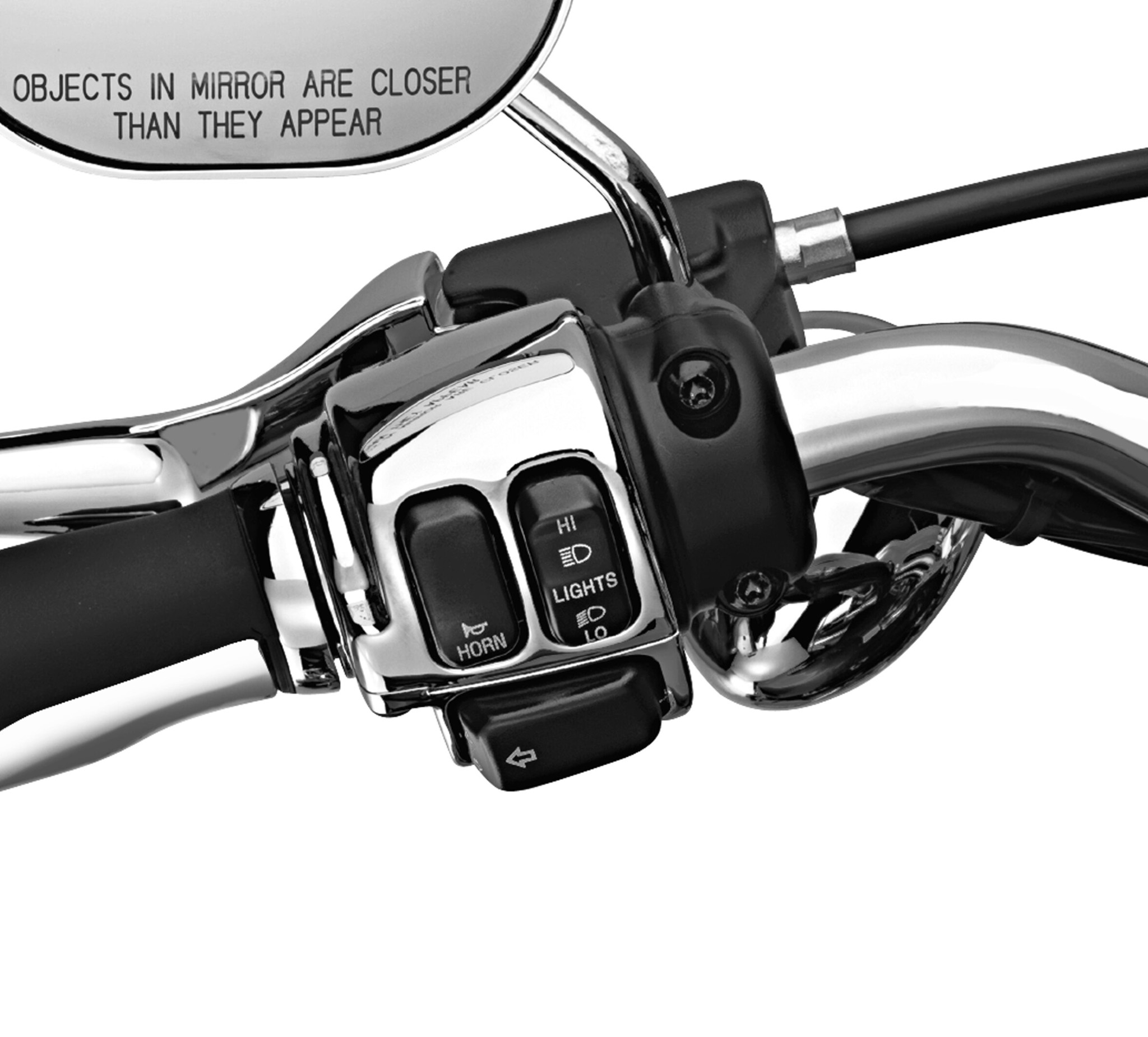 chrome switch housing kit harley davidson