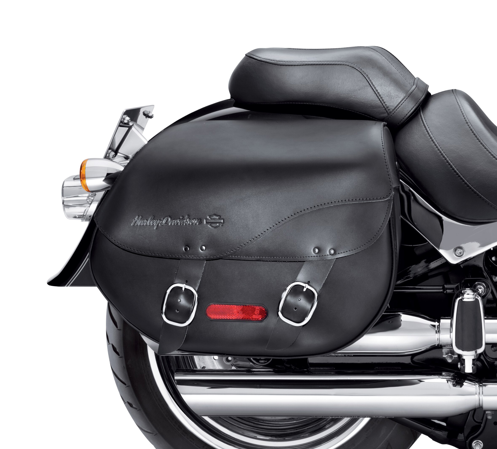 H-D Detachables Leather Saddlebags - Smooth 88237-07 | Harley-Davidson USA