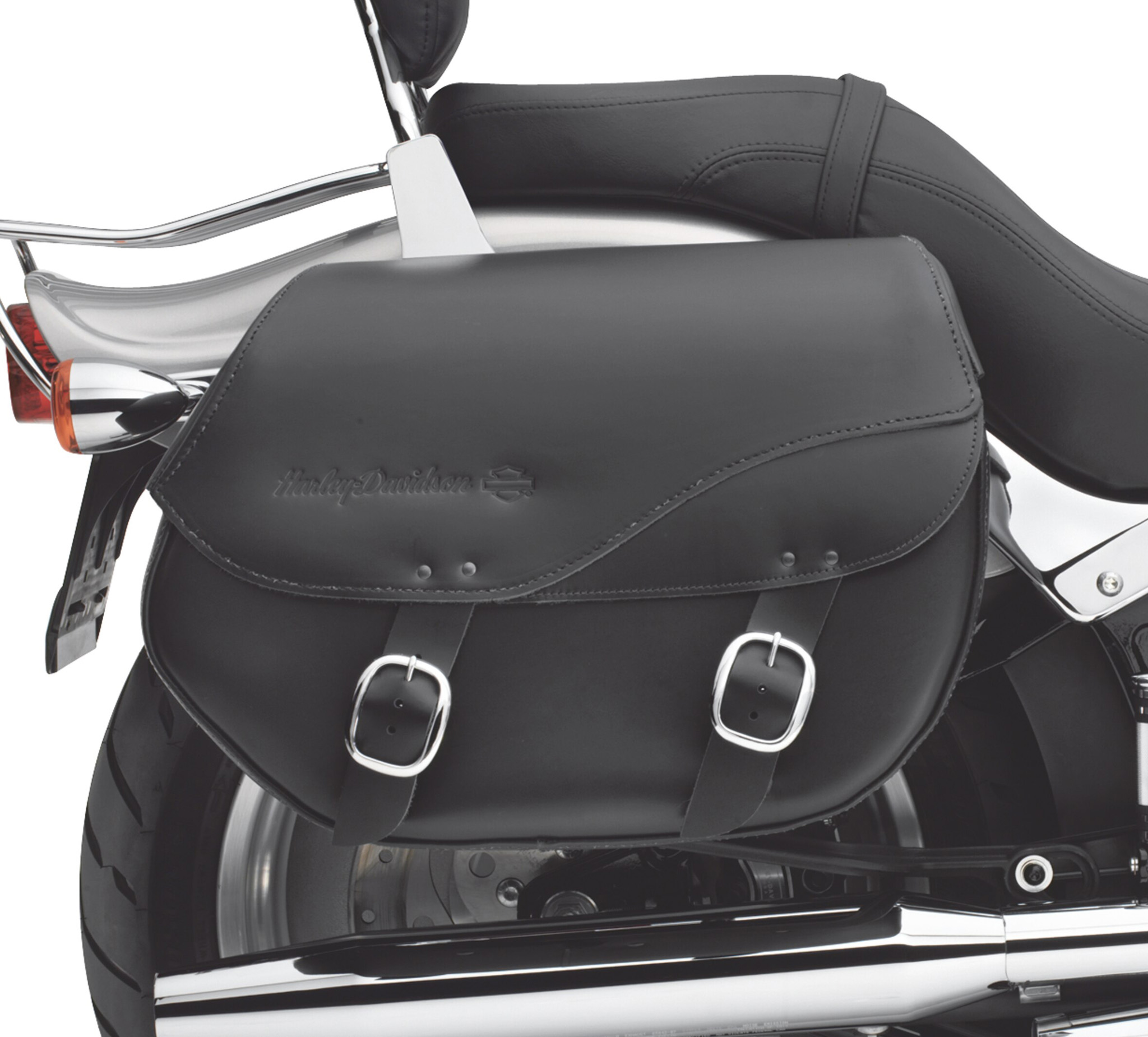 H-D Detachables Leather Saddlebags - Smooth 88238-07 | Harley-Davidson USA