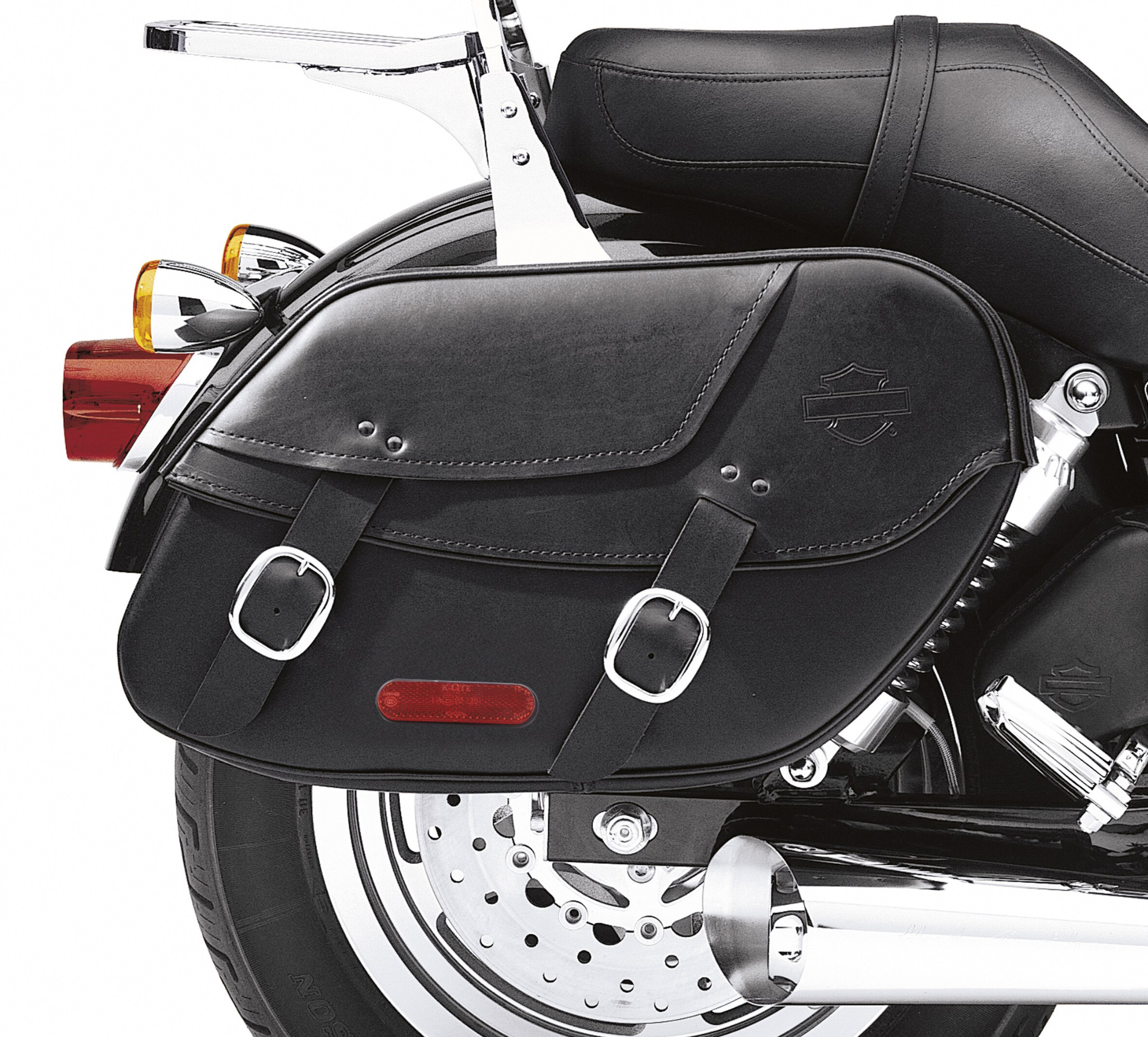 Leather Bike Bag Motorcycle Bags Moped Side Bag Leather 