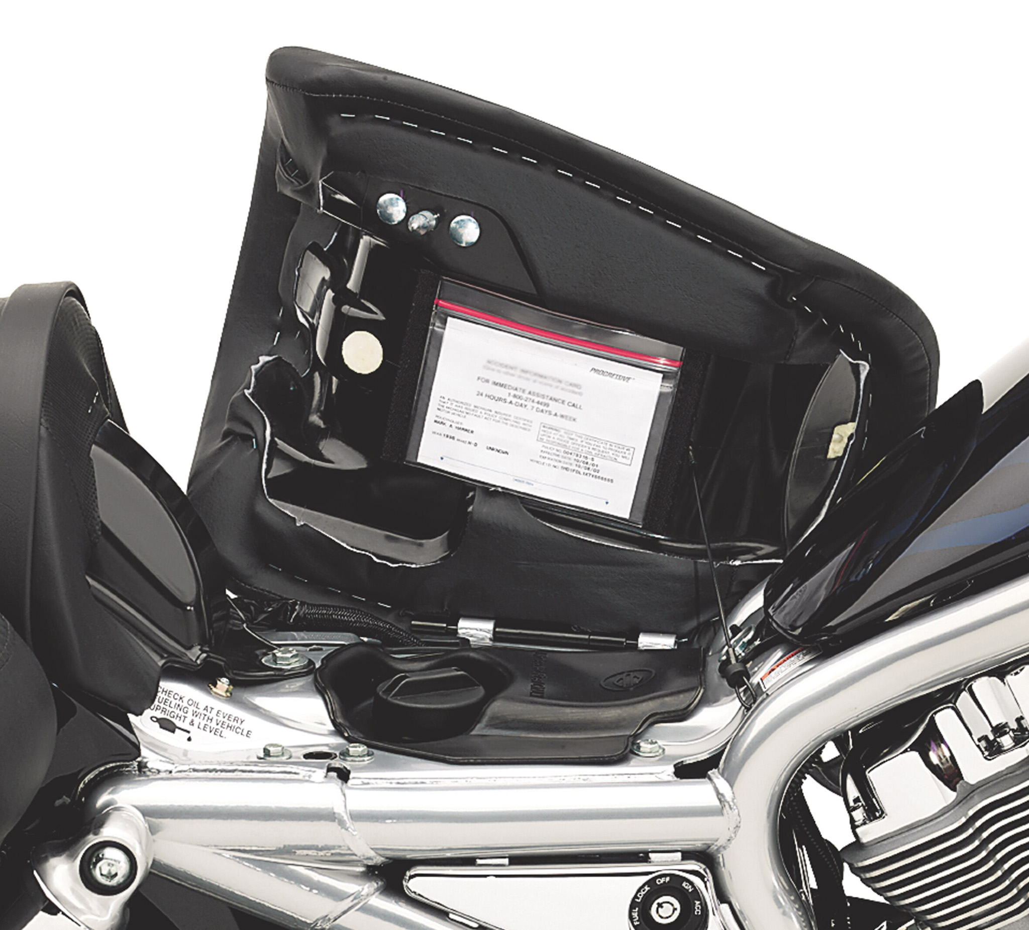 motorcycle registration pouch