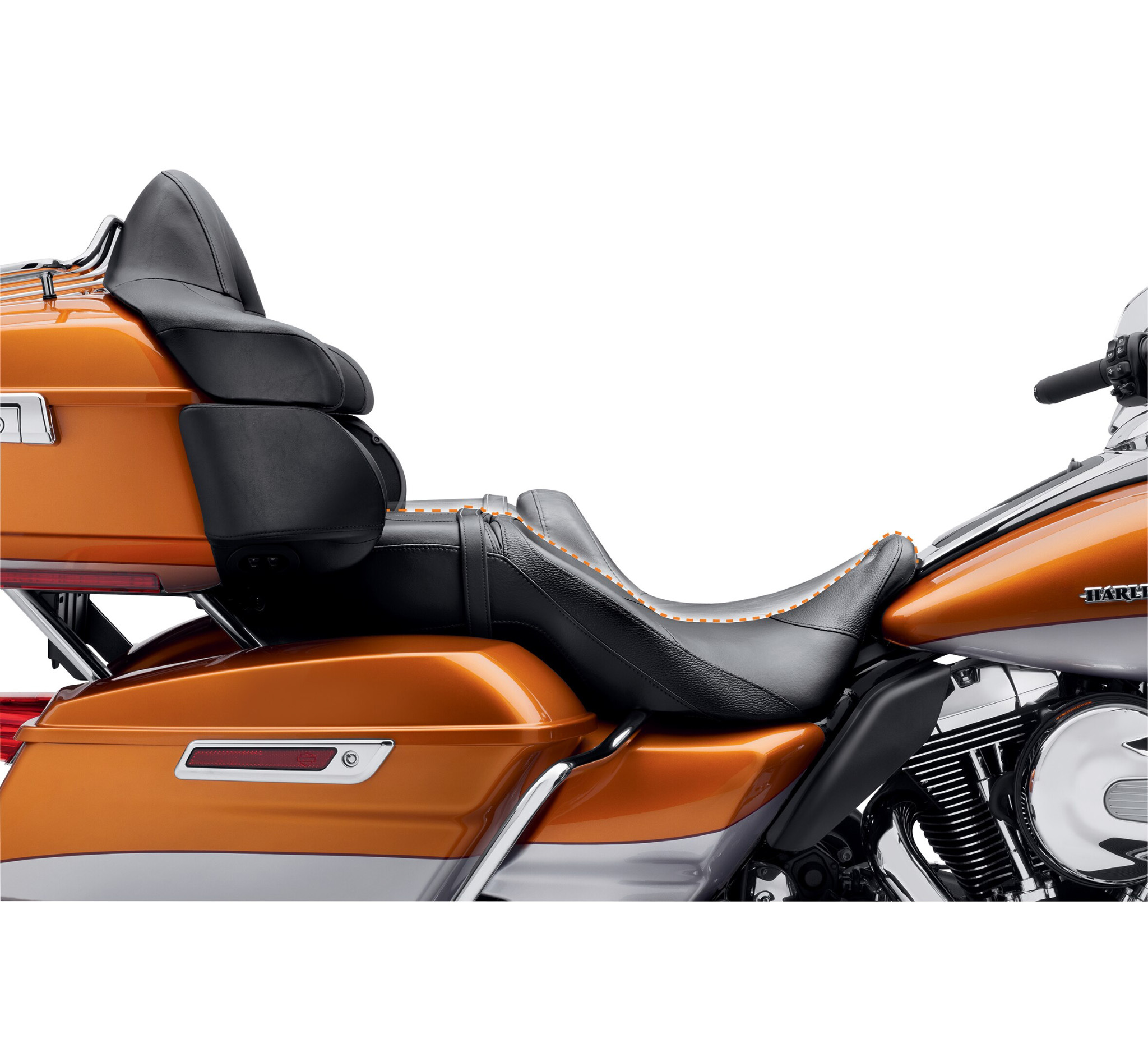 Hd tallboy 2024 touring seat