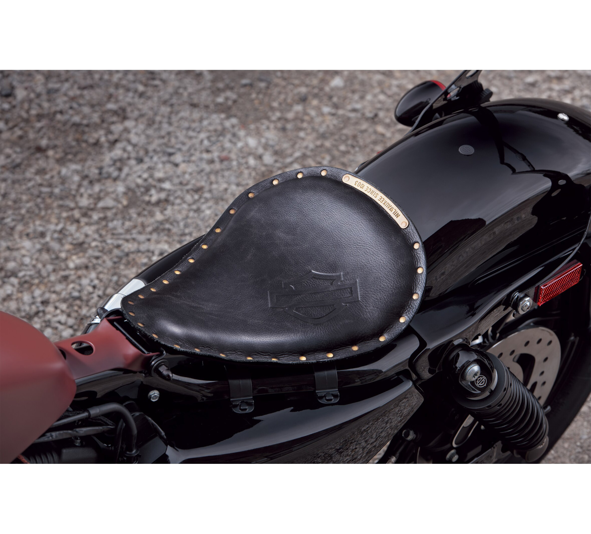 motorcycle with saddlebags