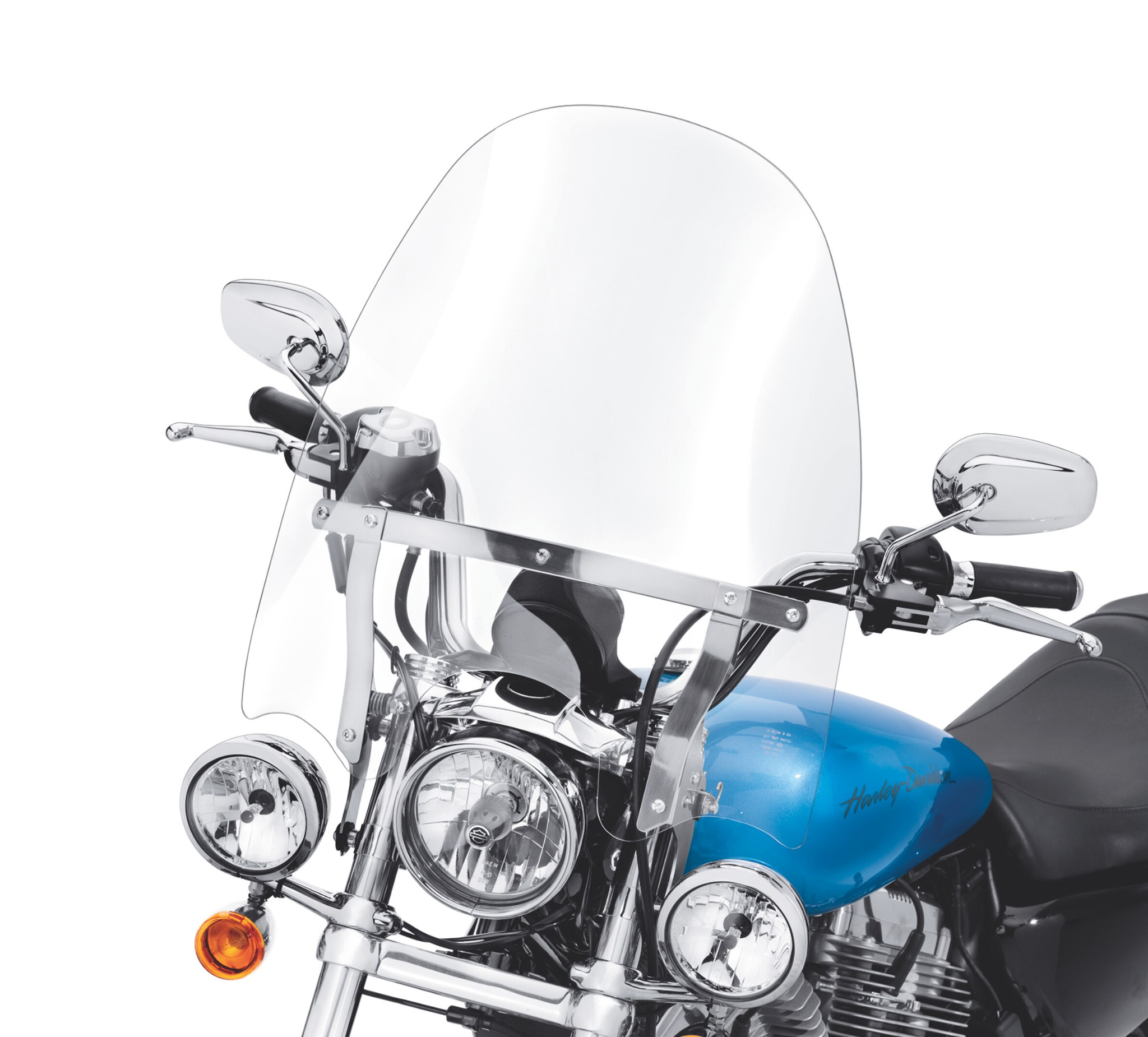 Harley-Davidson® Highball Glass Set, Hand Cut Accents, Metal Base 16 oz Set  of 2