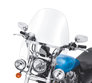 H-D Detachables Compact Windshield for Models with Auxiliary