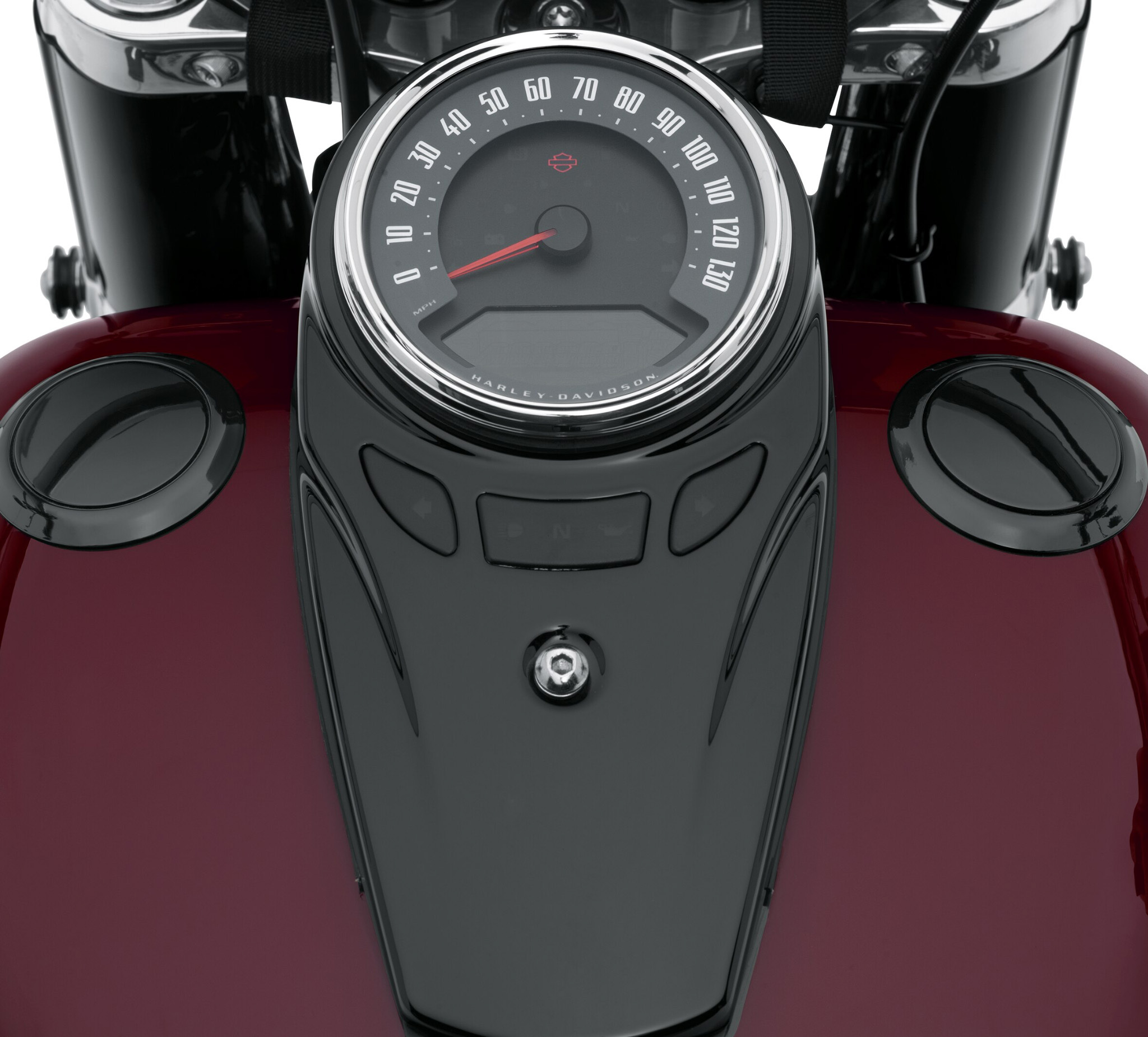 dyna flush mount gas cap and gauge