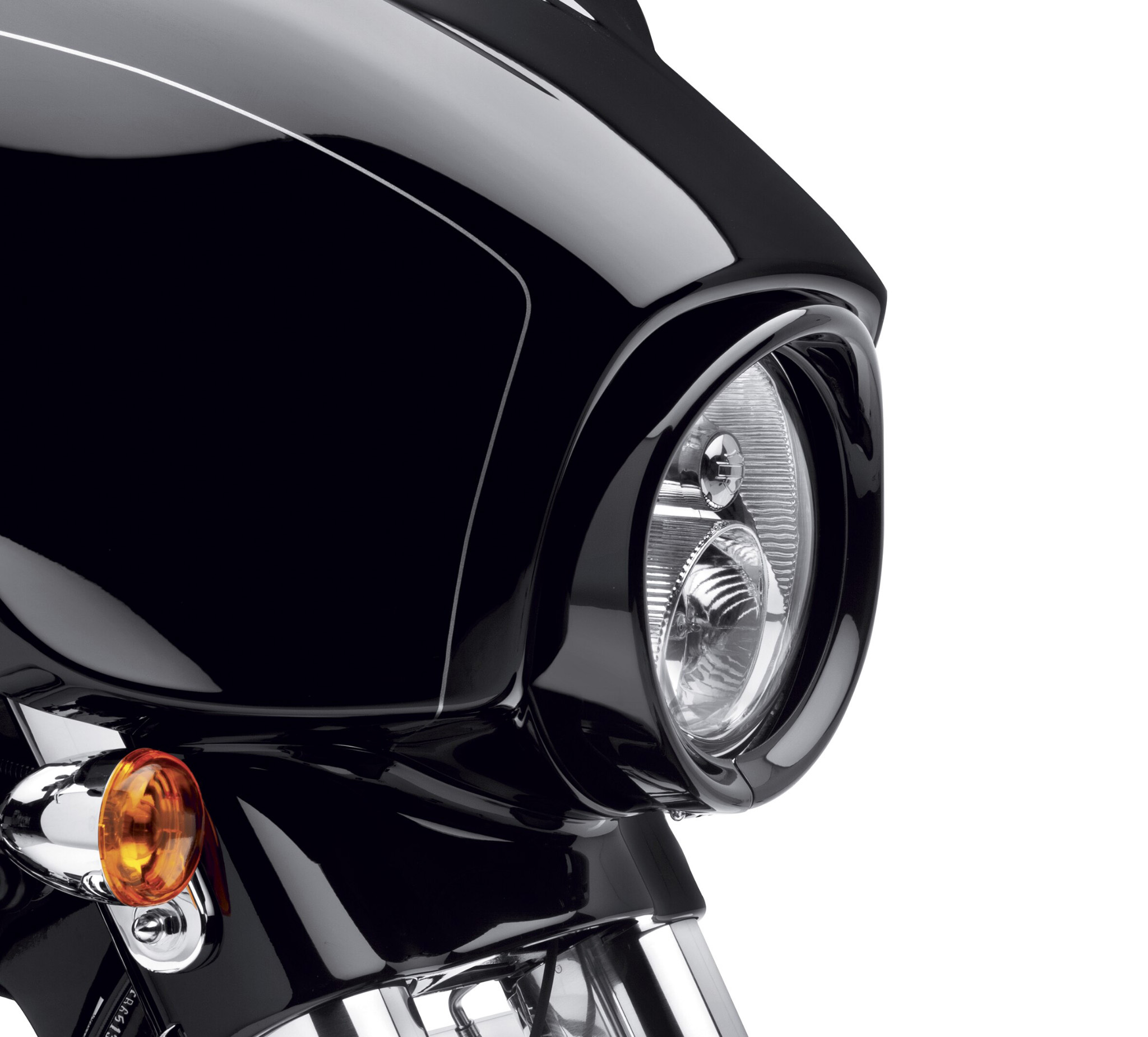 street bob headlight visor