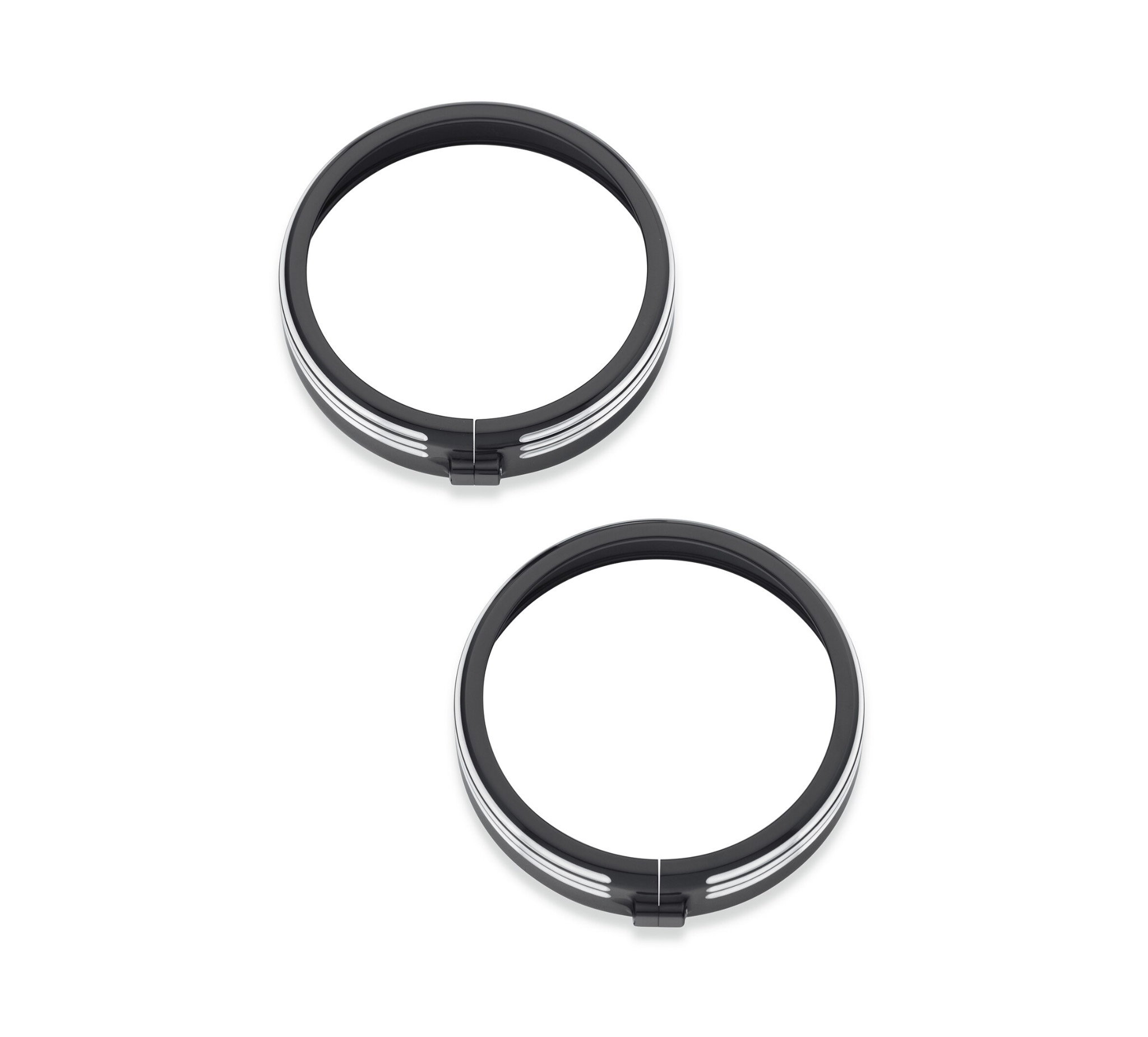 4 in. Defiance Auxiliary Lamp Trim Rings | Harley-Davidson CA