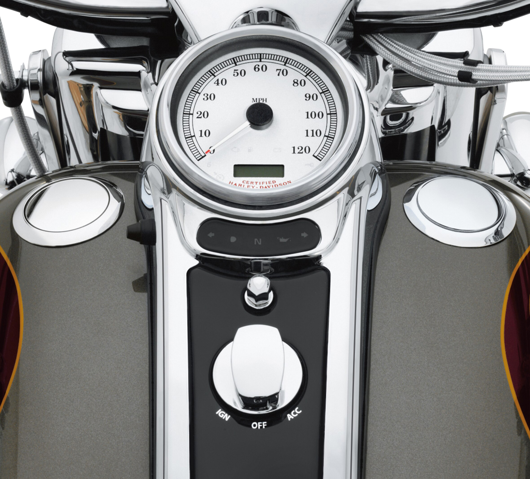 softail flush mount fuel gauge