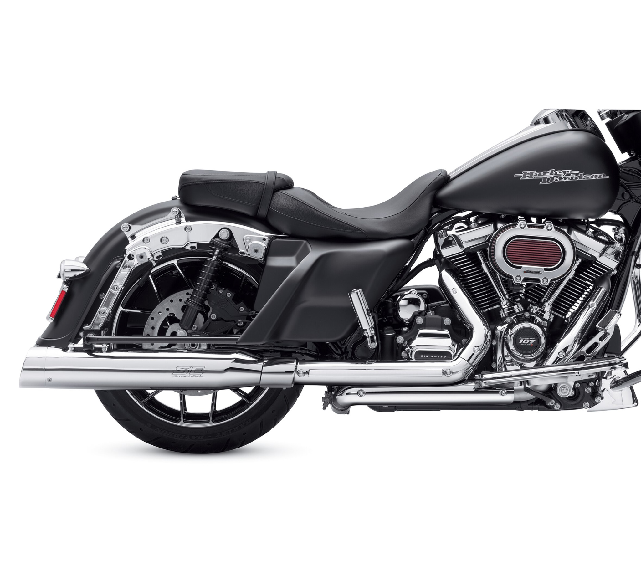 Screamin' Eagle High-Flow Exhaust System with Street Cannon Mufflers