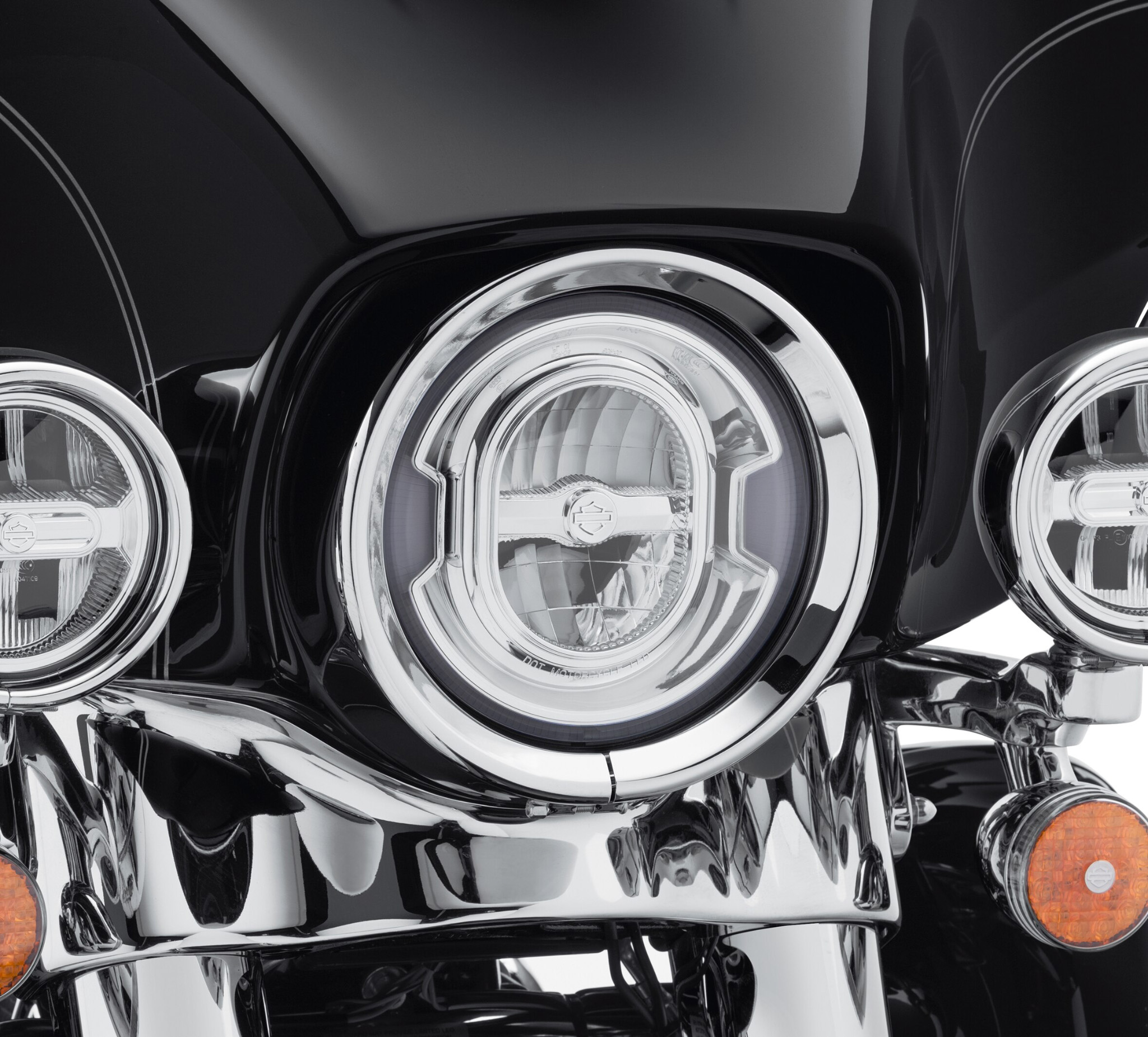 7 in. Daymaker Signature Reflector LED Headlamp - Chrome | Harley