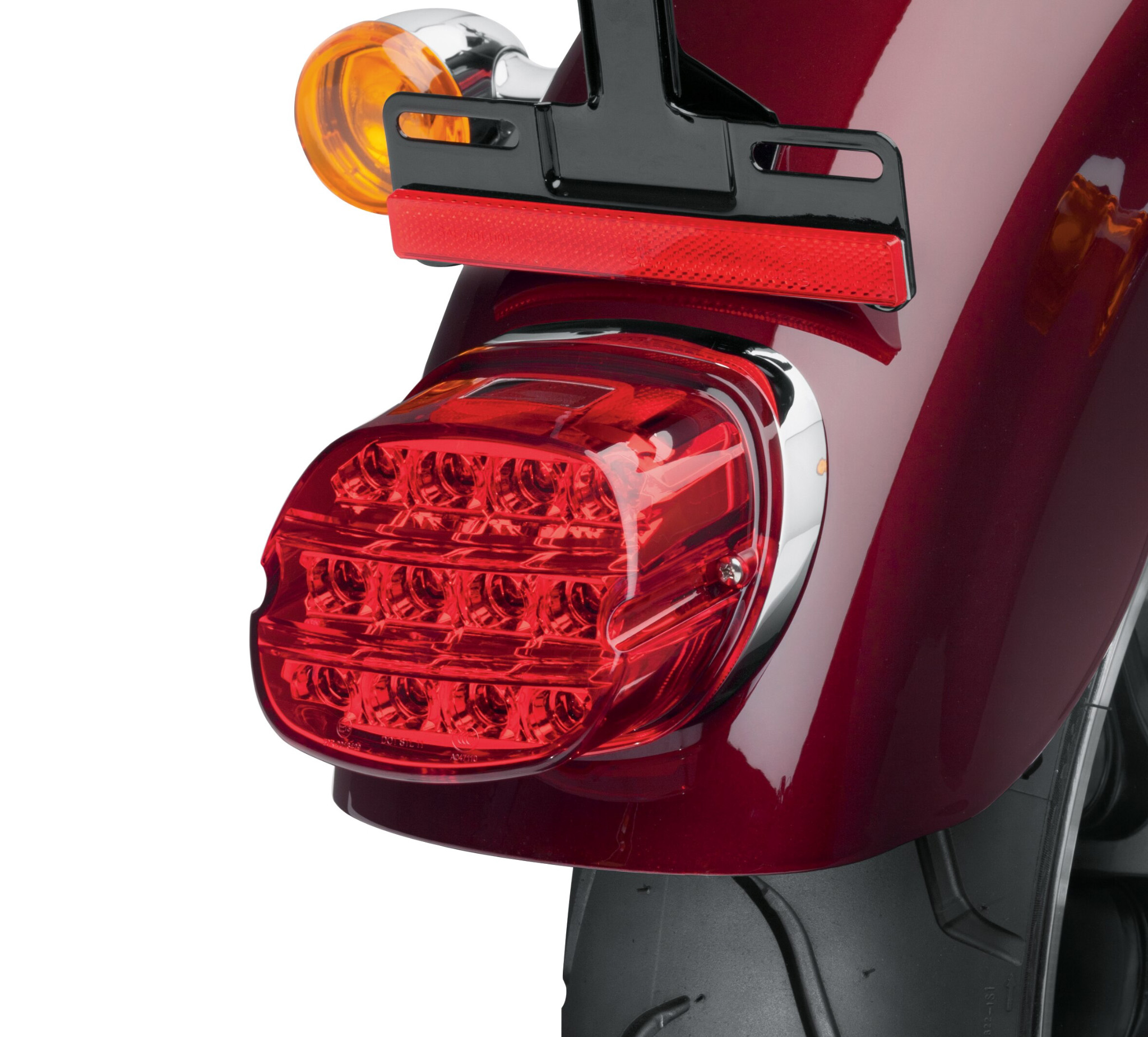 Layback LED Tail Lamp 67800355 Harley Davidson CA