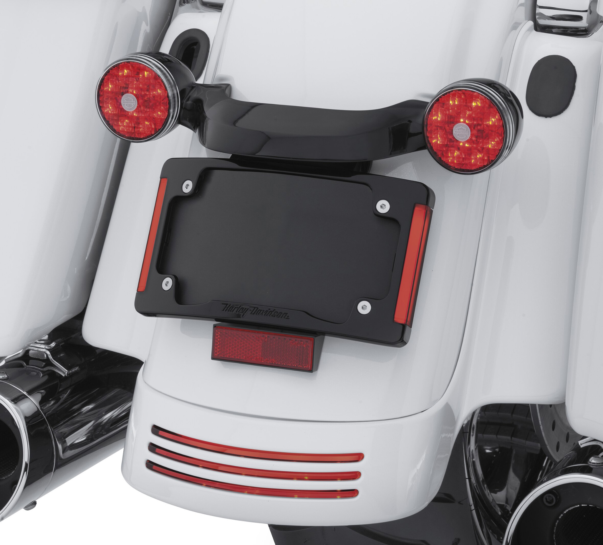 harley led license plate frame