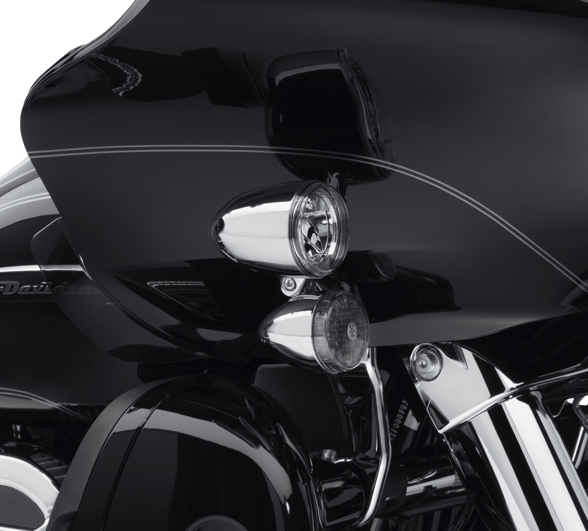 Road Glide LED Fog Lamp Mount Kit - Chrome | Harley-Davidson USA