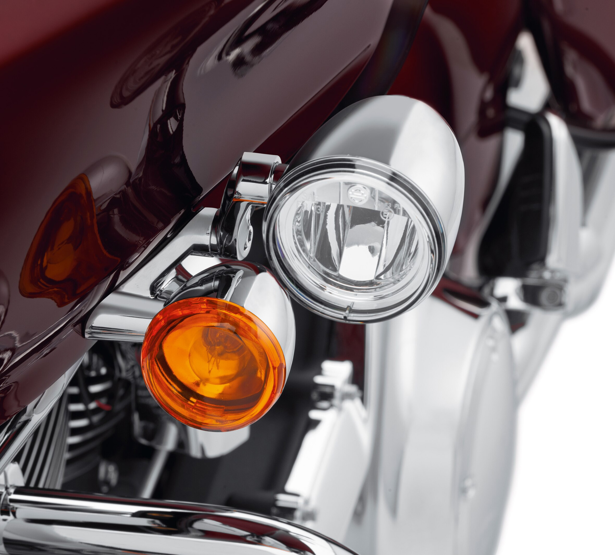 Road Glide LED Fog Lamp Mount Kit - Chrome | Harley-Davidson USA