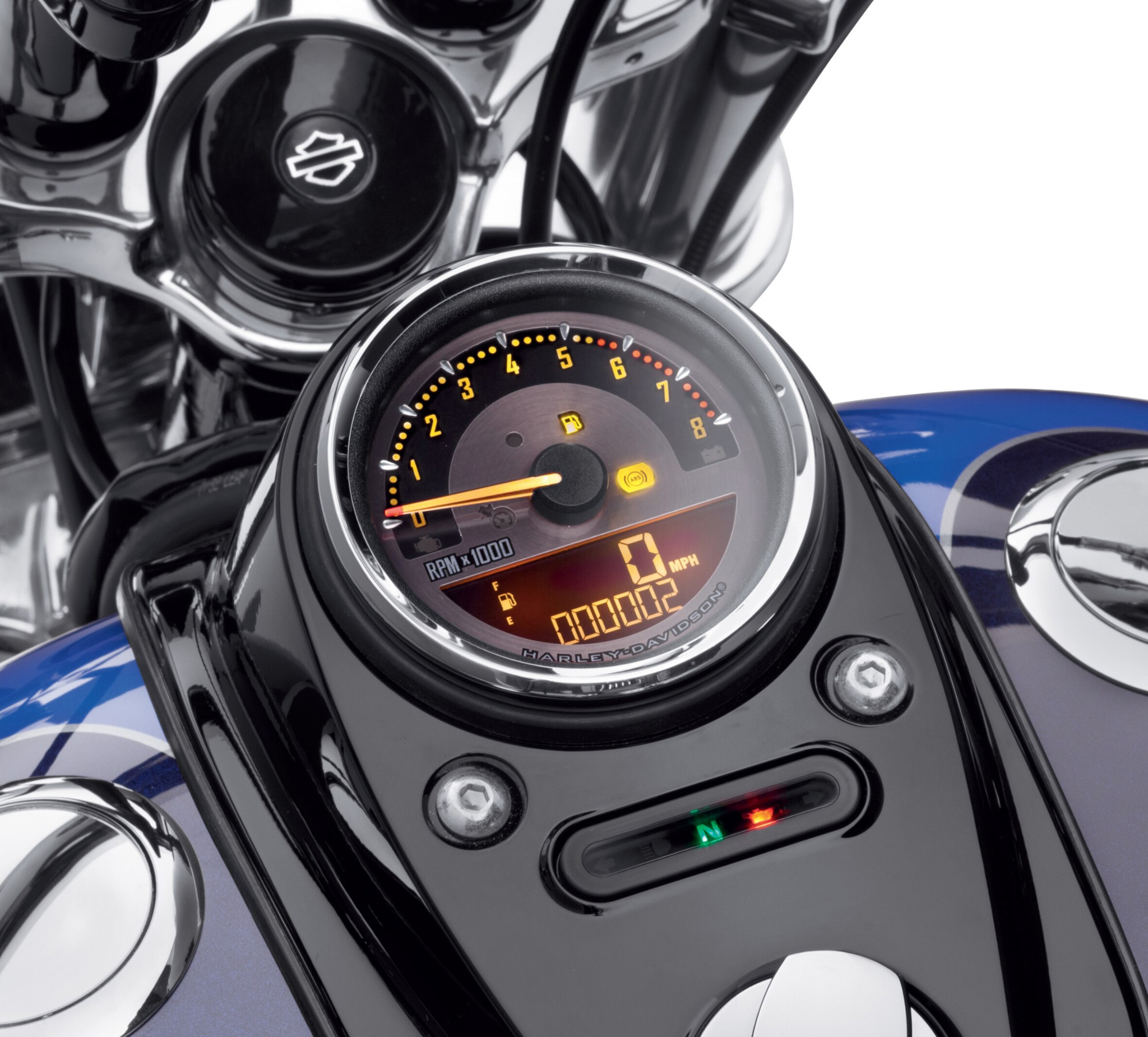 4 in. Combination Digital Speedometer/Analog Tachometer | Harley