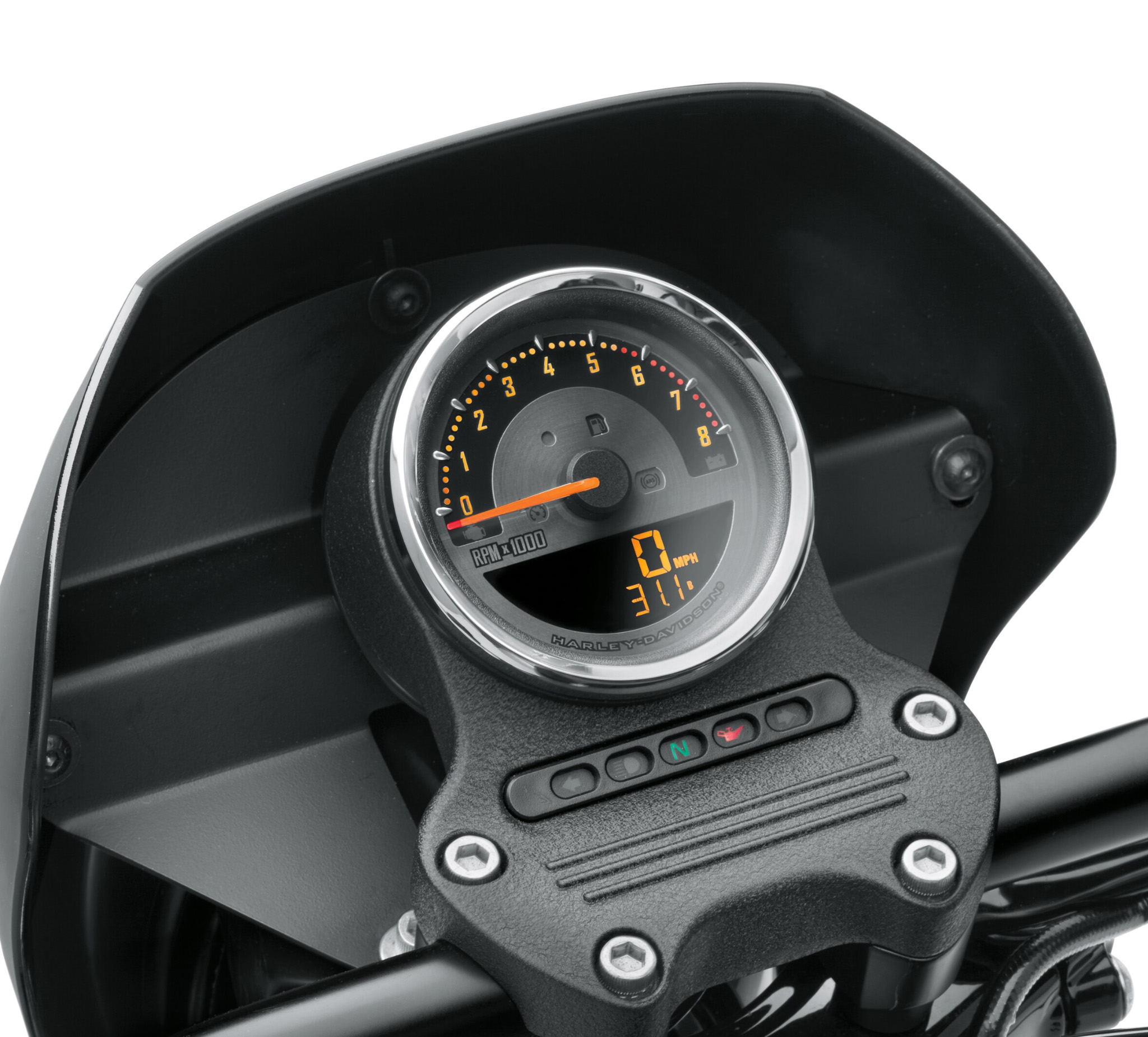 Combination Digital Speedometer/Analog Tachometer | Harley