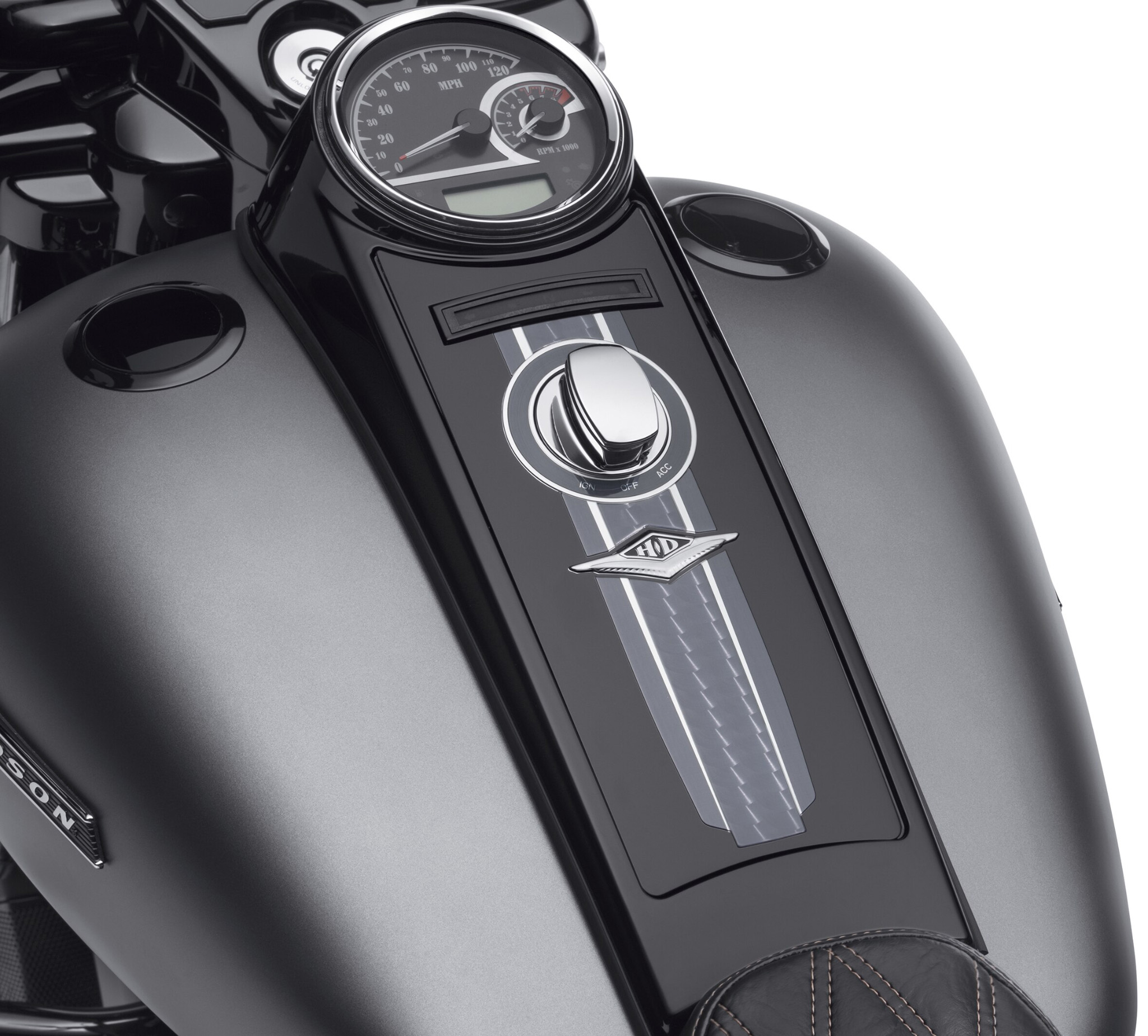 Gloss Black Console Kit - Road King - 70900821 | Harley-Davidson USA