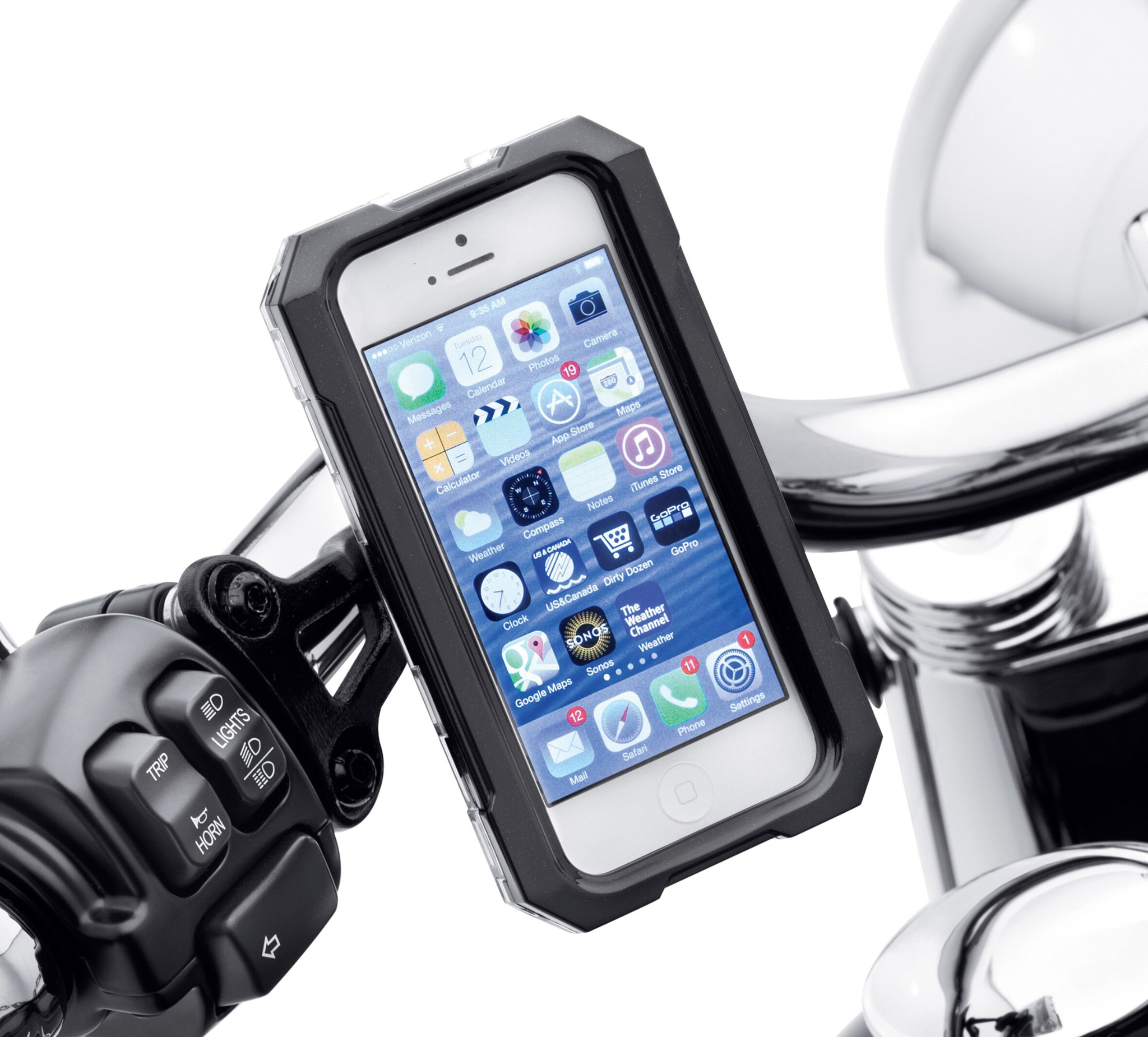 Harley handlebar sales phone mount