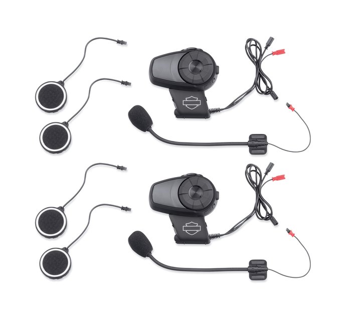 Paquete de auriculares dobles para cascos Boom! Audio 10S Bluetooth 1