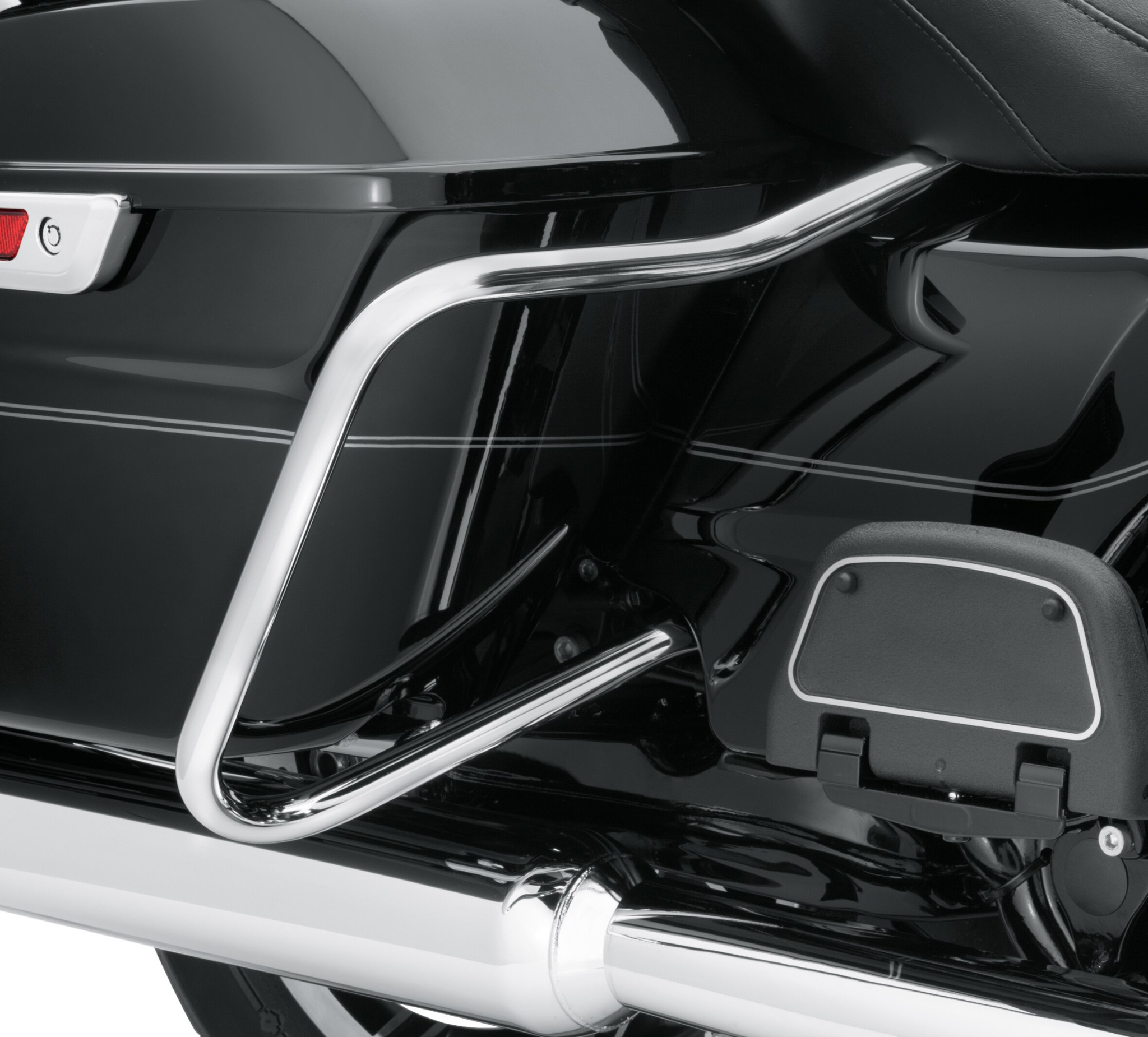 Road king store bag guards