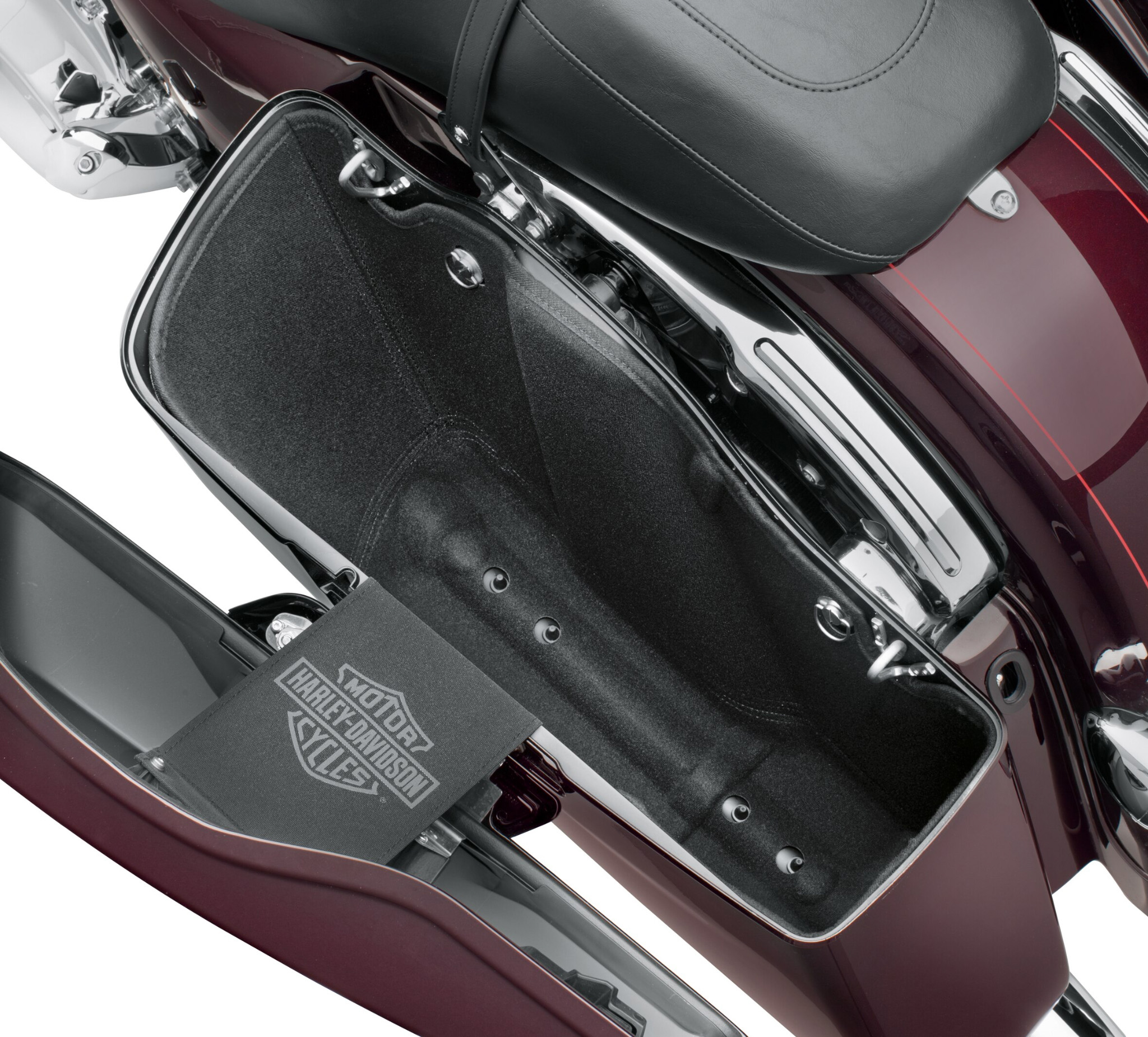 Harley street best sale glide saddlebags