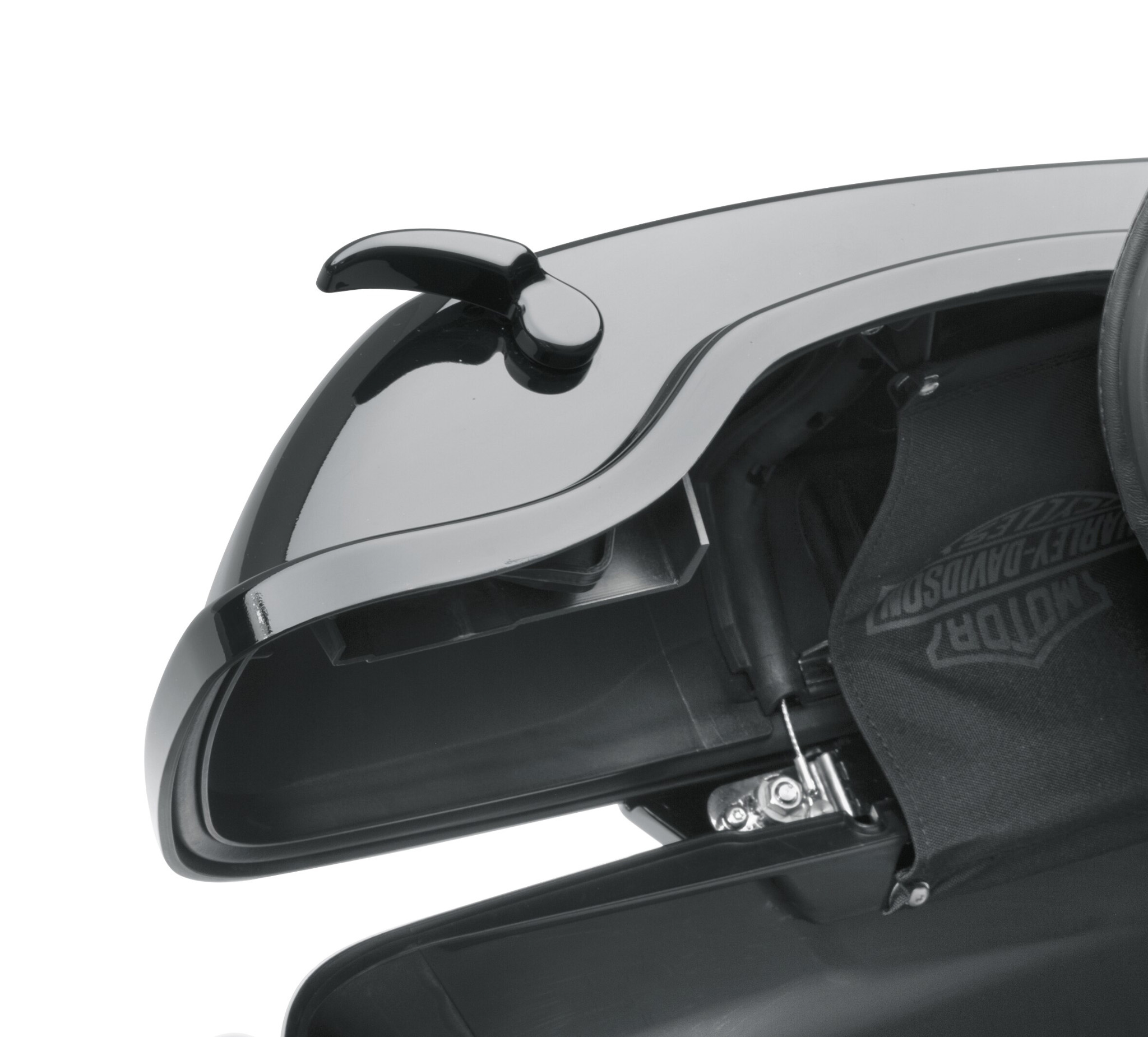 Gloss Black Saddlebag Latch Kit