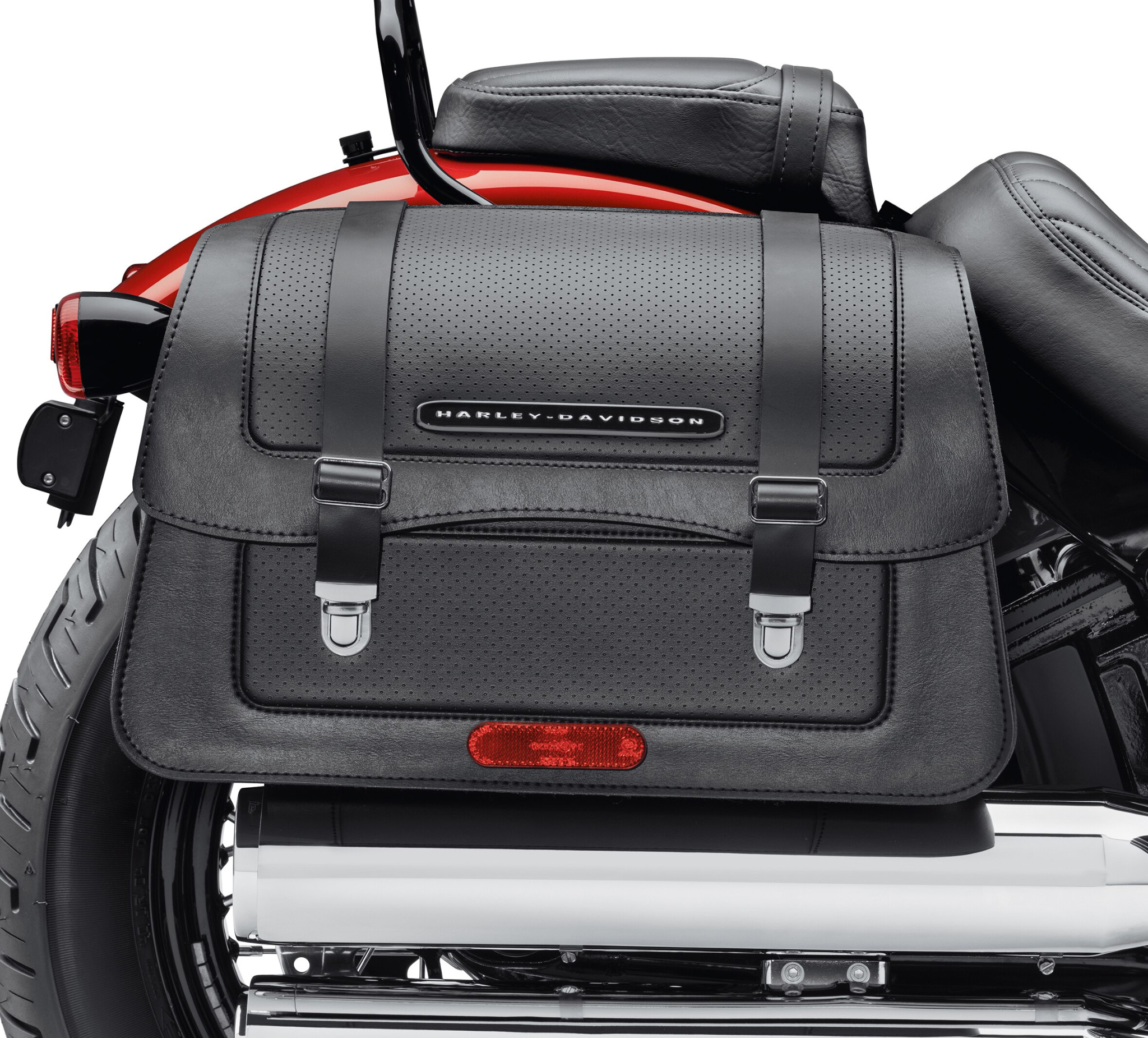 Harley Davidson Purse Shoulder Bag Genuine Black Leather Hard
