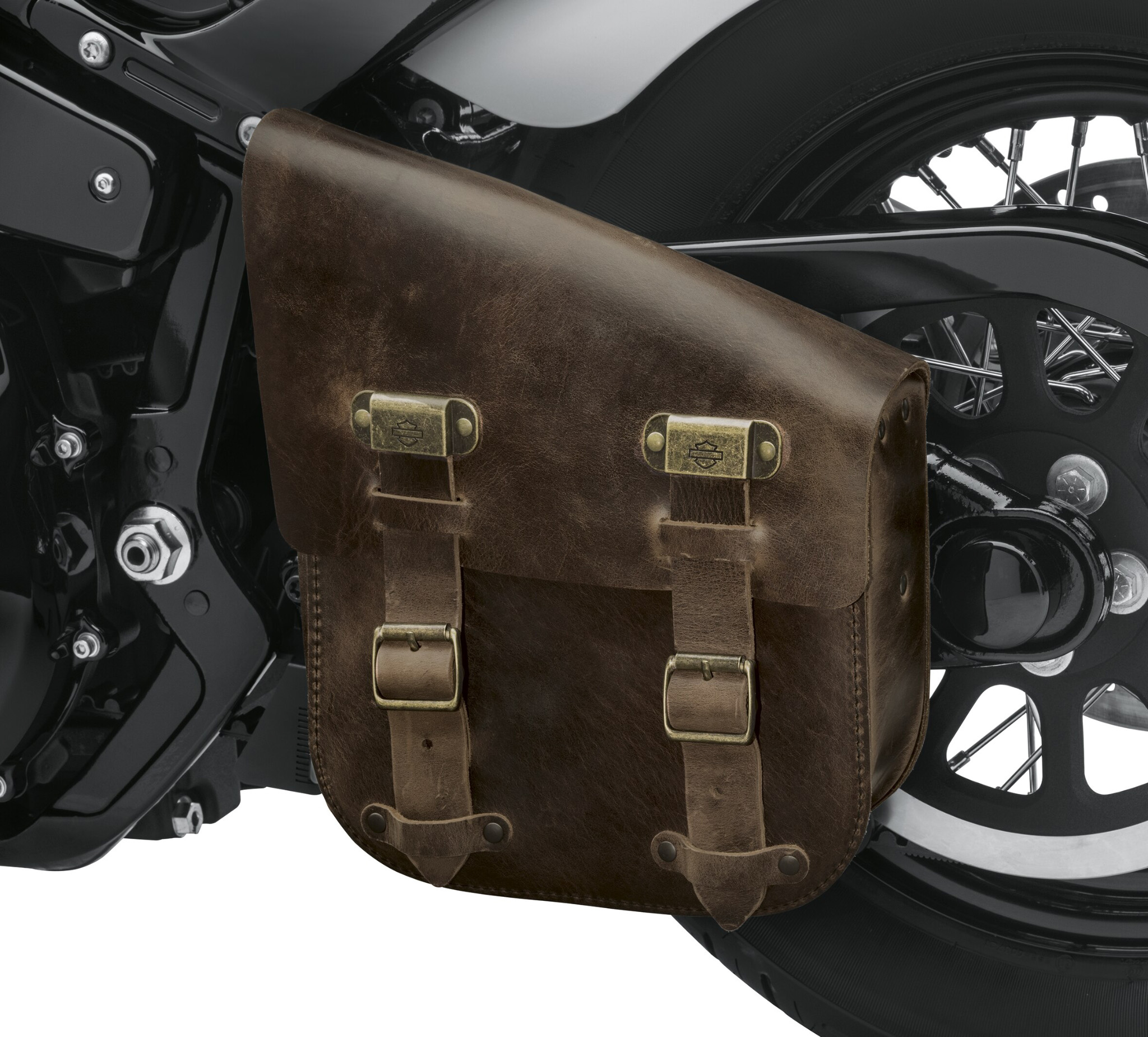 leather swingarm bags for softail