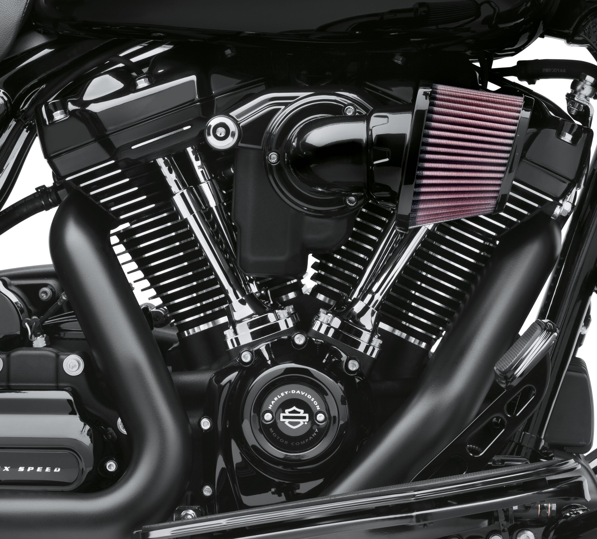 Gloss Black Engine Cover Kit – Milwaukee-Eight Powertrain