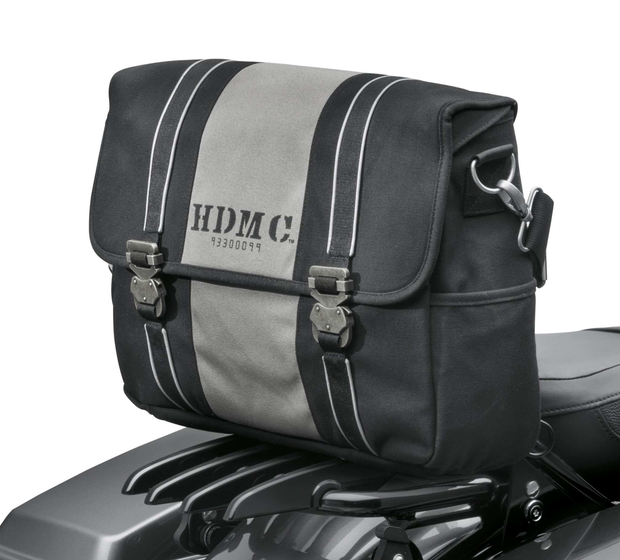 HDMC Messenger Bag - Black/Silver | Harley-Davidson USA