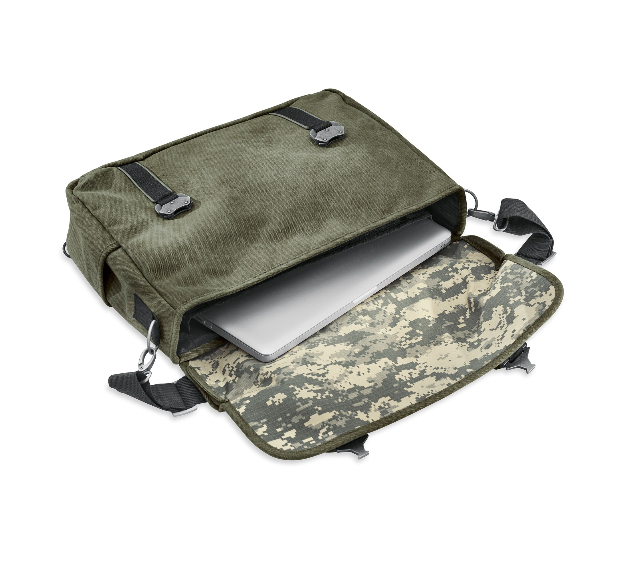 HDMC Messenger Bag - Army Green | Harley-Davidson USA