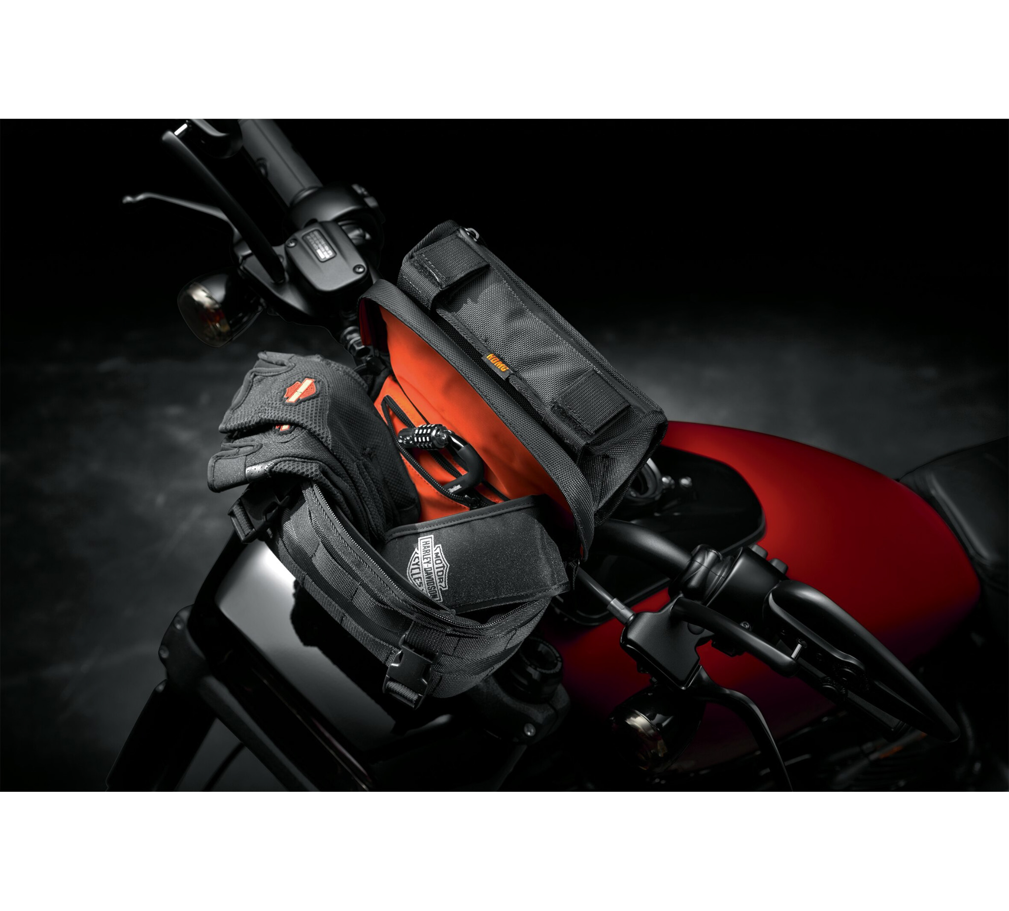 harley dyna handlebar bag