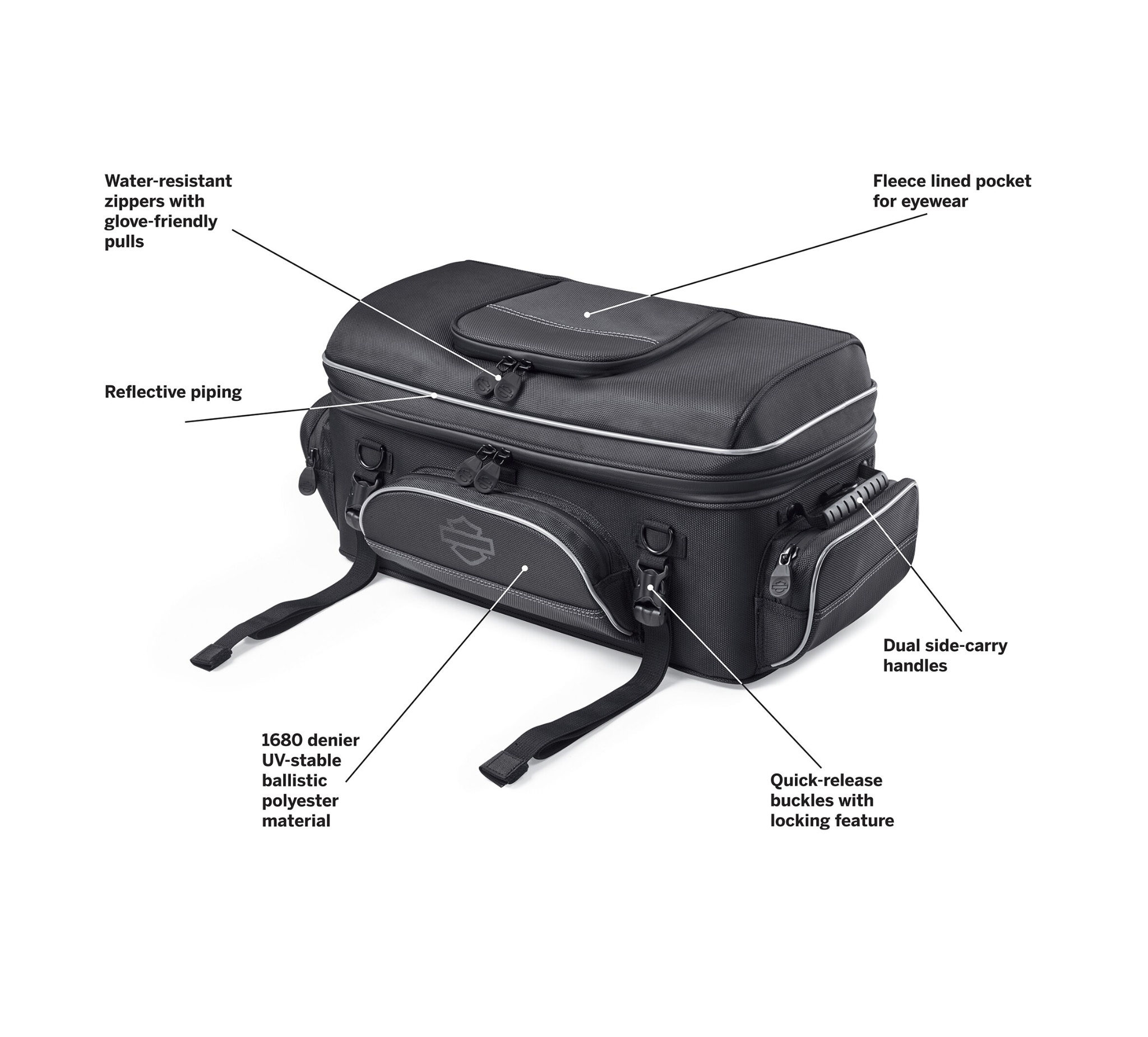 harley davidson premium touring luggage